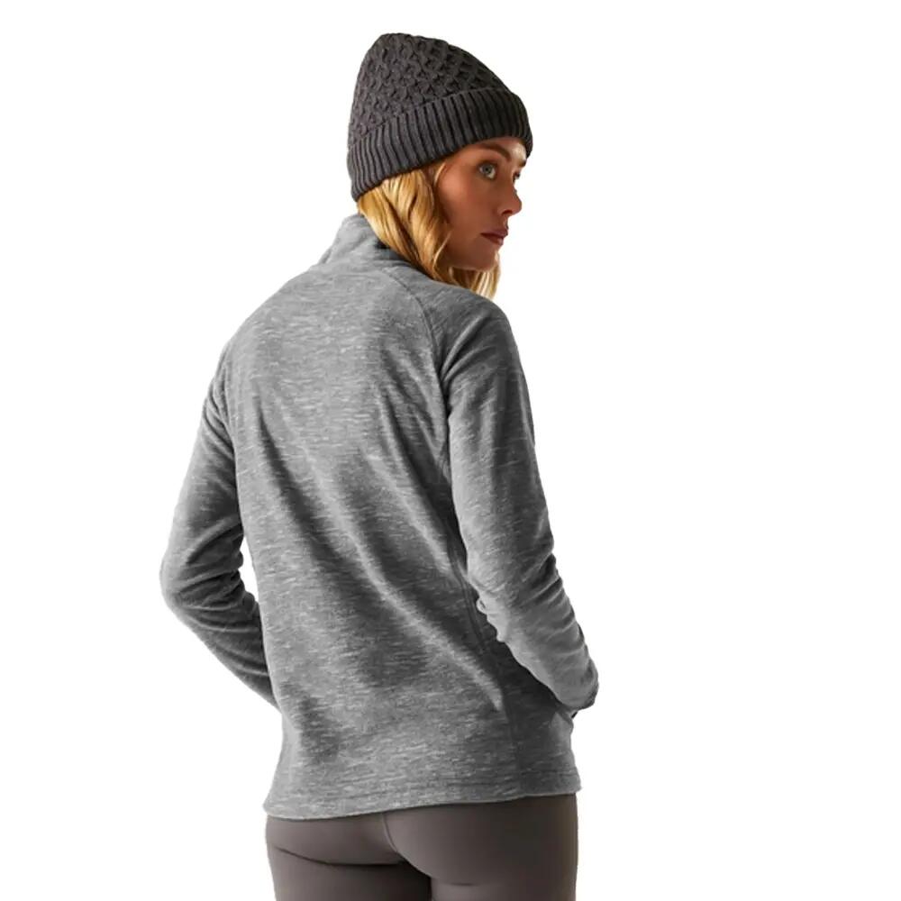 "Mayse" Fleecejacke für , Durchgehender Reißverschluss Damen Grau 6/7