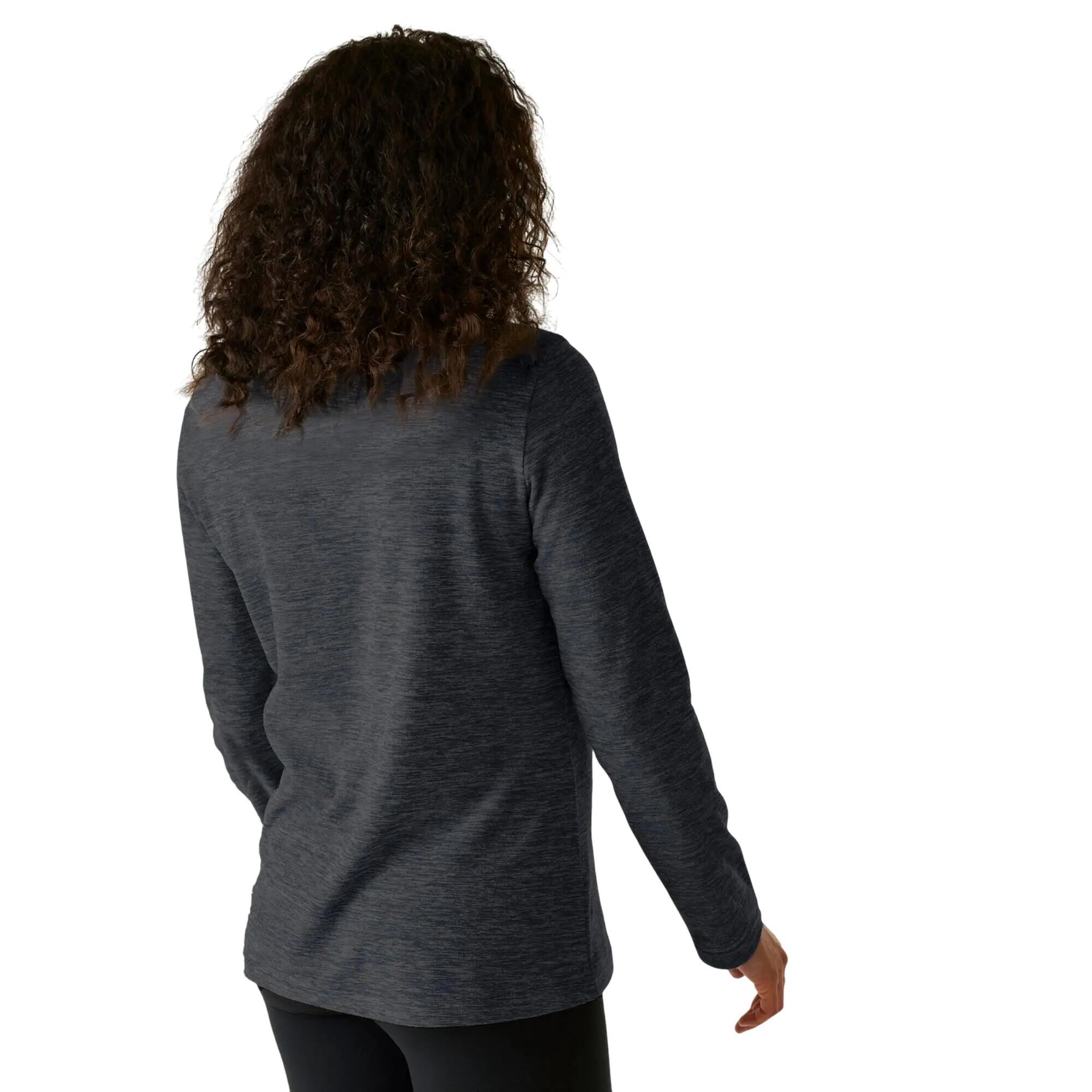 Dames Sweetheart Quarter Zip Fleece Top (Afdichting Grijs) 6/7