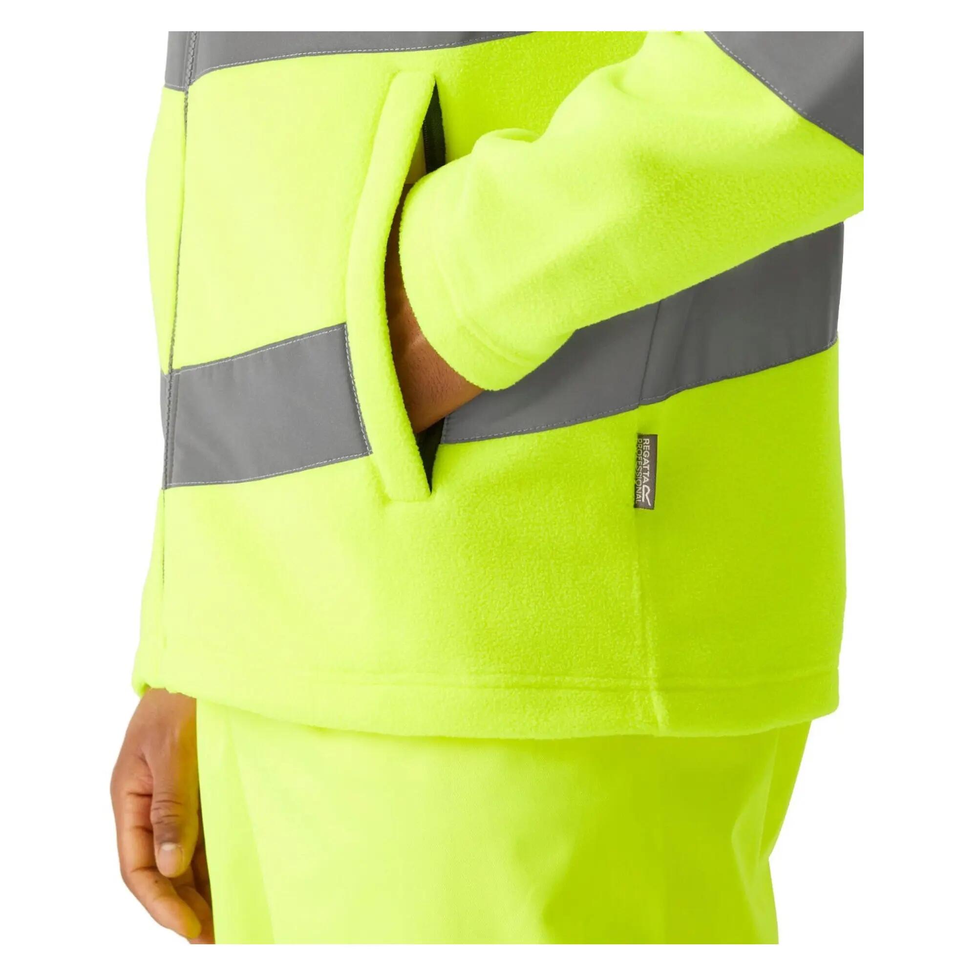 Veste Polaire PRO CONTRACT THOR Homme (Jaune) 3/3