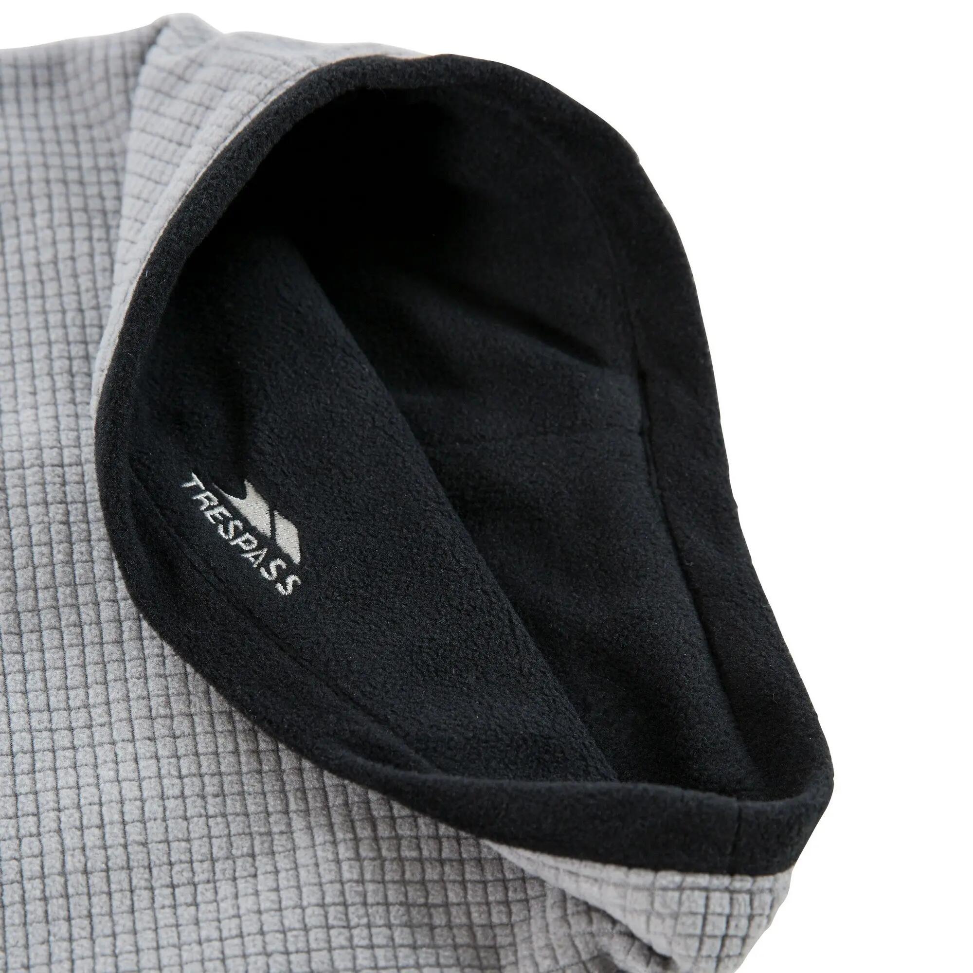 Scaldacollo Reversibile Adulto Unisex Trespass Treverso Nero Platino 6/7