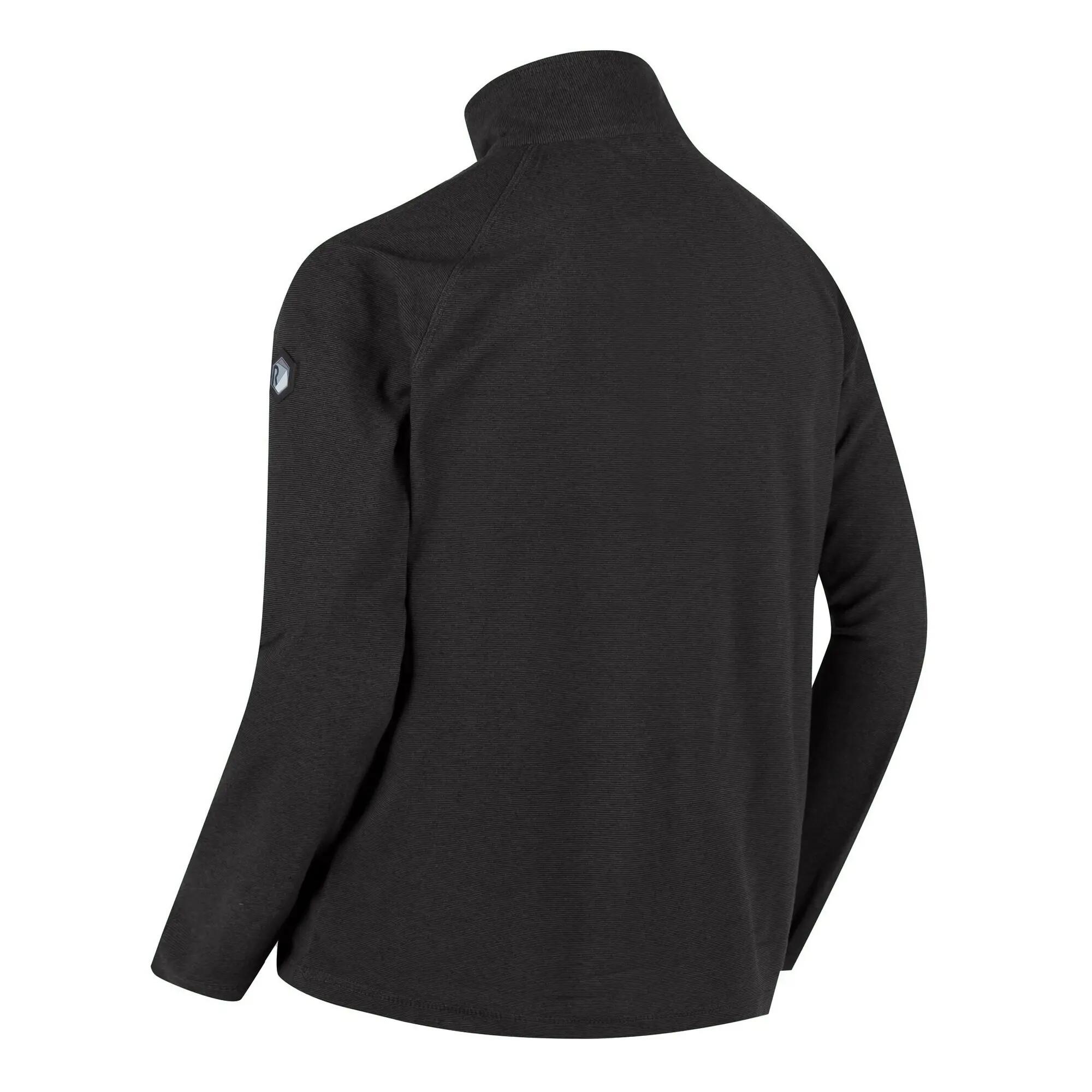 Great Outdoors Funnel Maglia In Pile Con Collo Alto Uomo Regatta Montes Nero 7/7