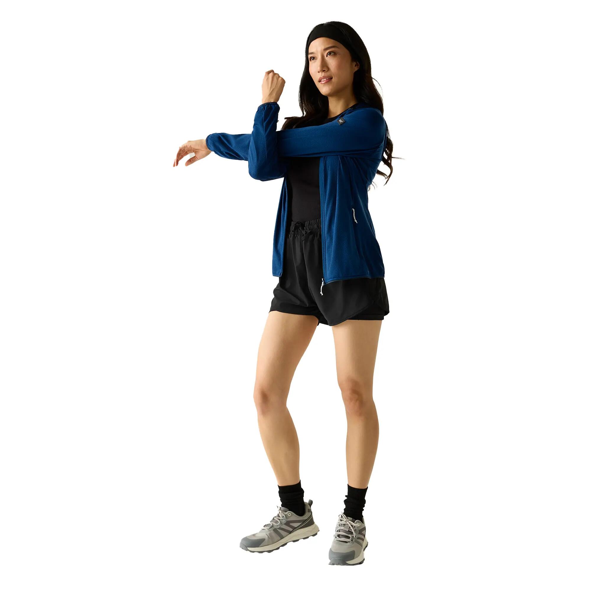 Dames Huntdale Fleece Jas (Aviator Blauw) 6/6