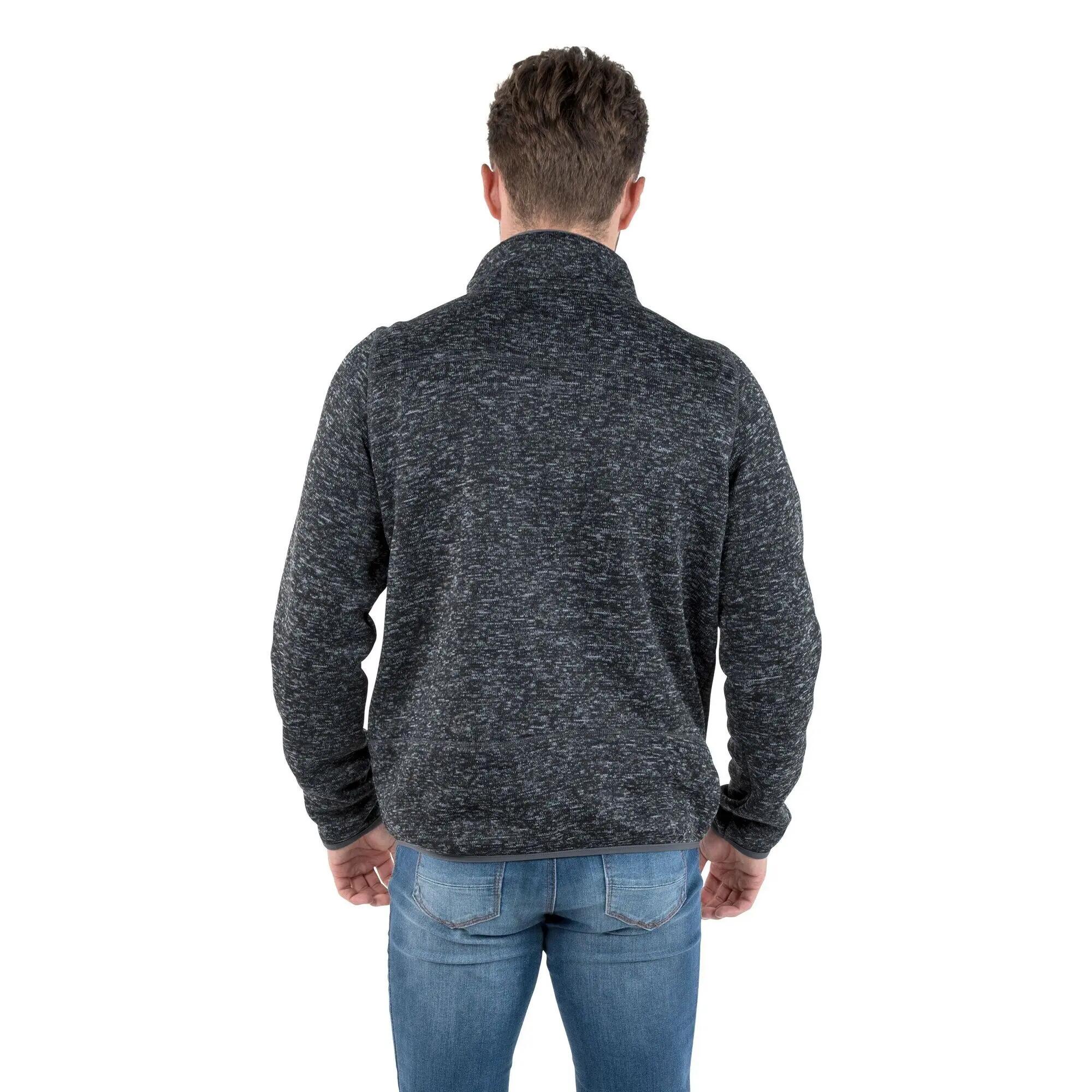Veste Polaire BINGHAM Homme (Noir Chiné) 6/6