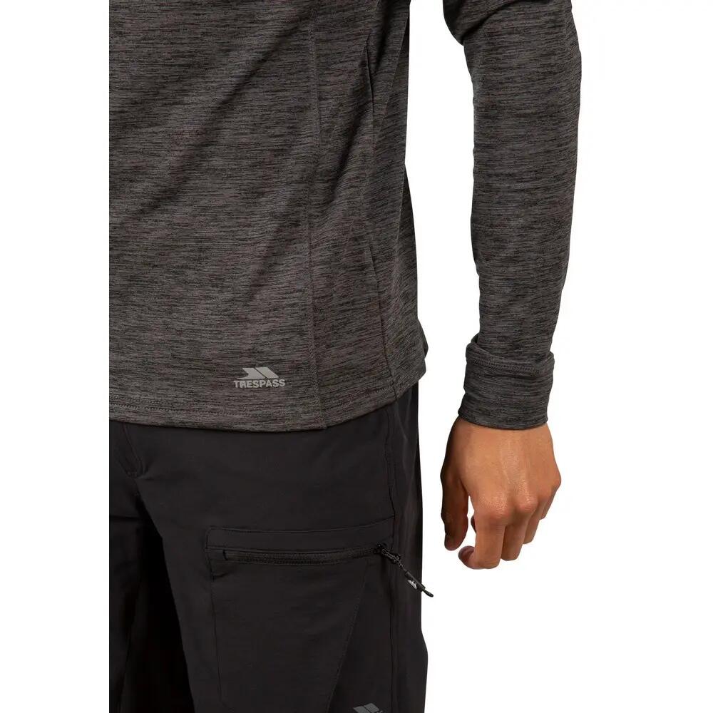 Forro Polar Harold para Hombre Negro Jaspeada 7/7