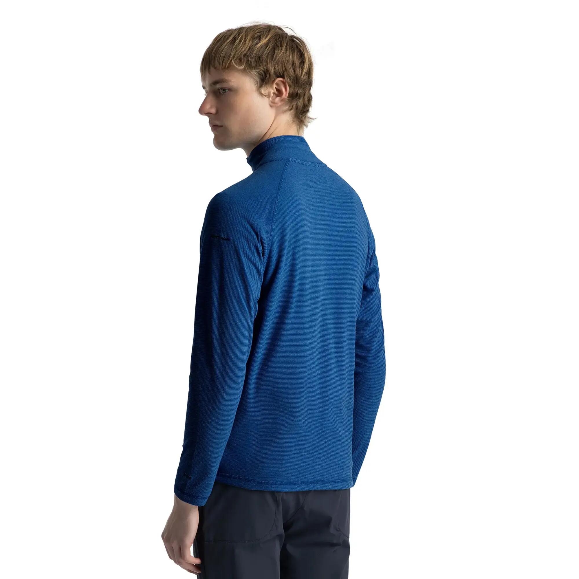 Heren Keynote Anti Pluis 1/4 Rits Fleece Vest (Donker Navy) 6/6
