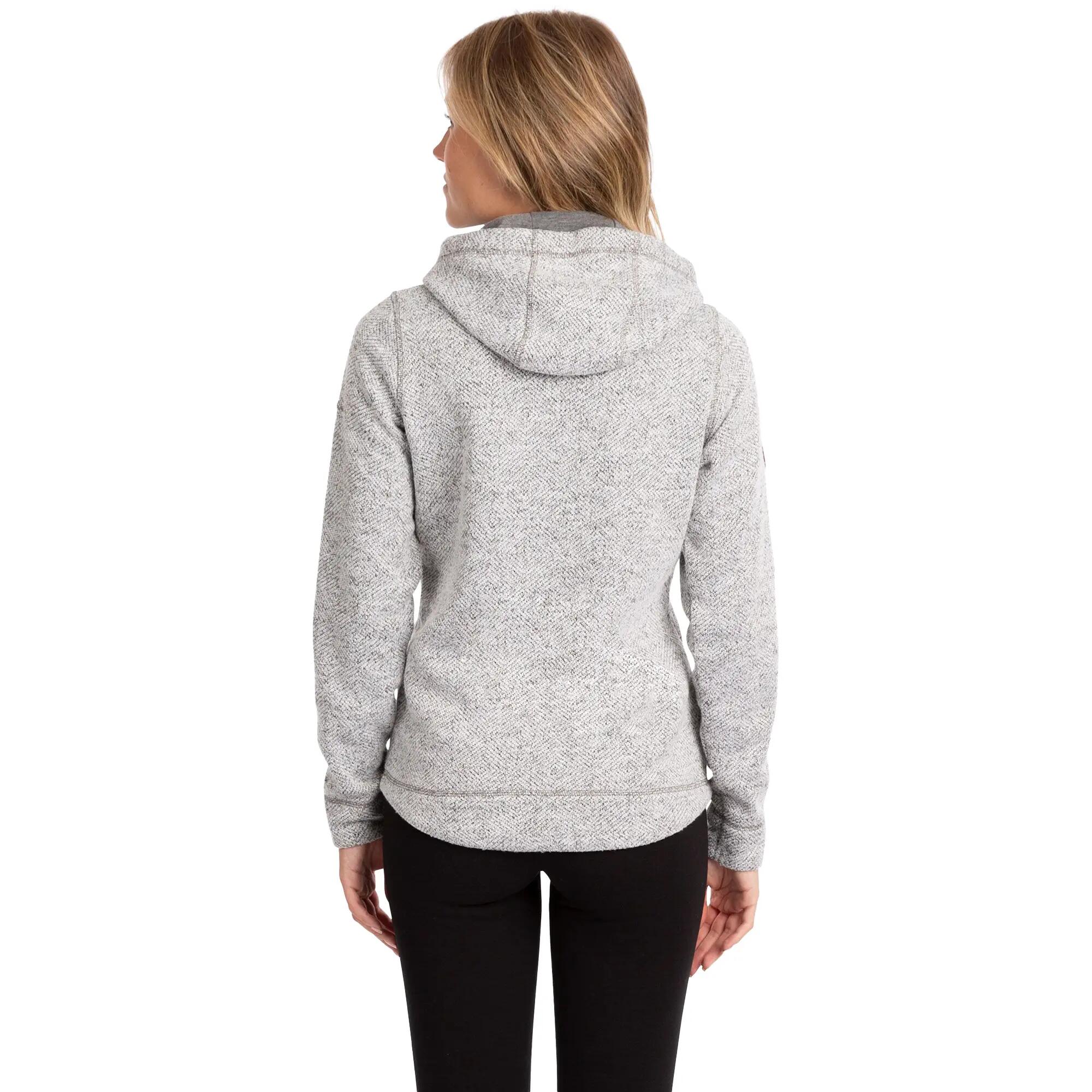"Reserve" Fleece mit Kapuze für Damen Sturmgrau 6/7