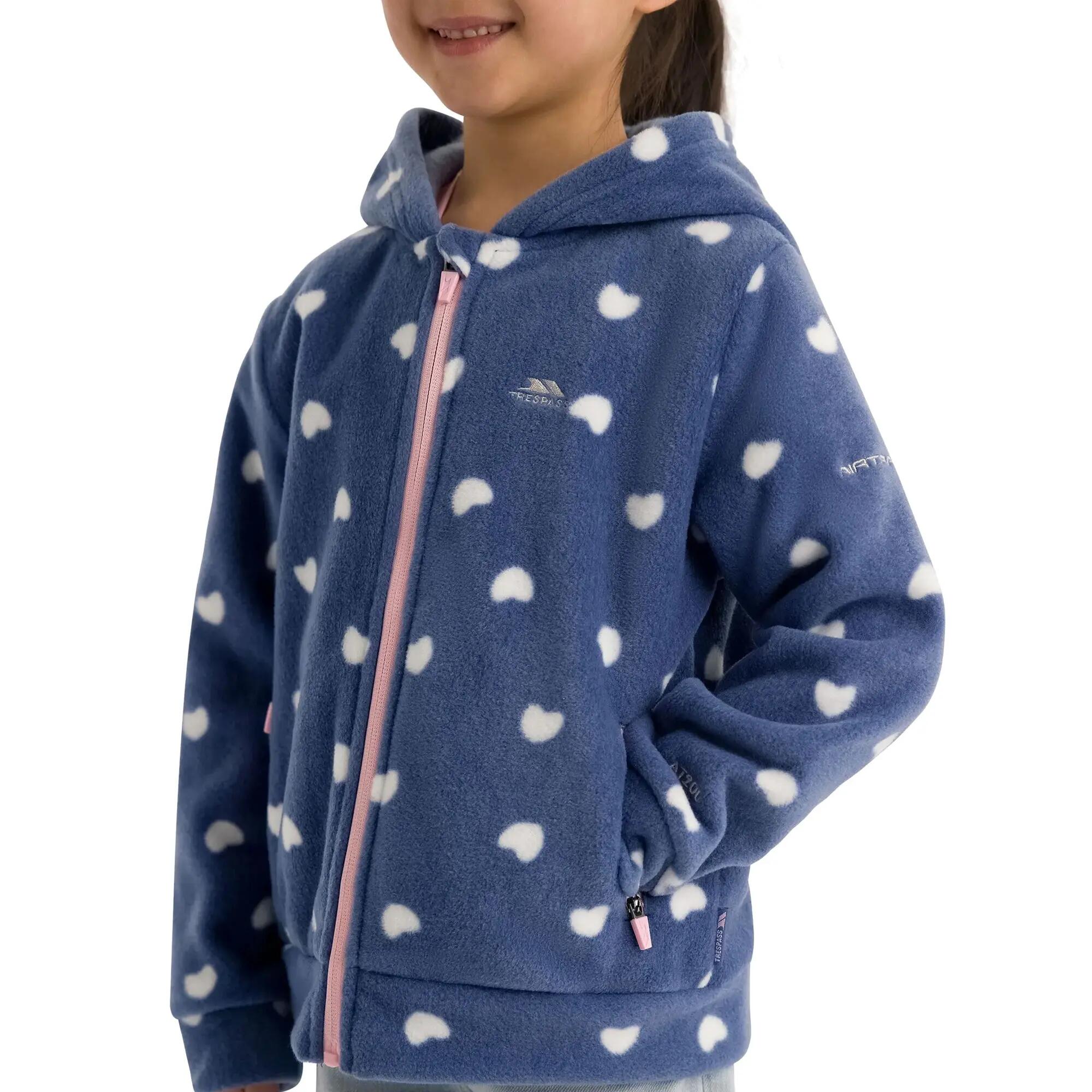 Girls Breigh Fleece Jacket (Bluestone) 6/6