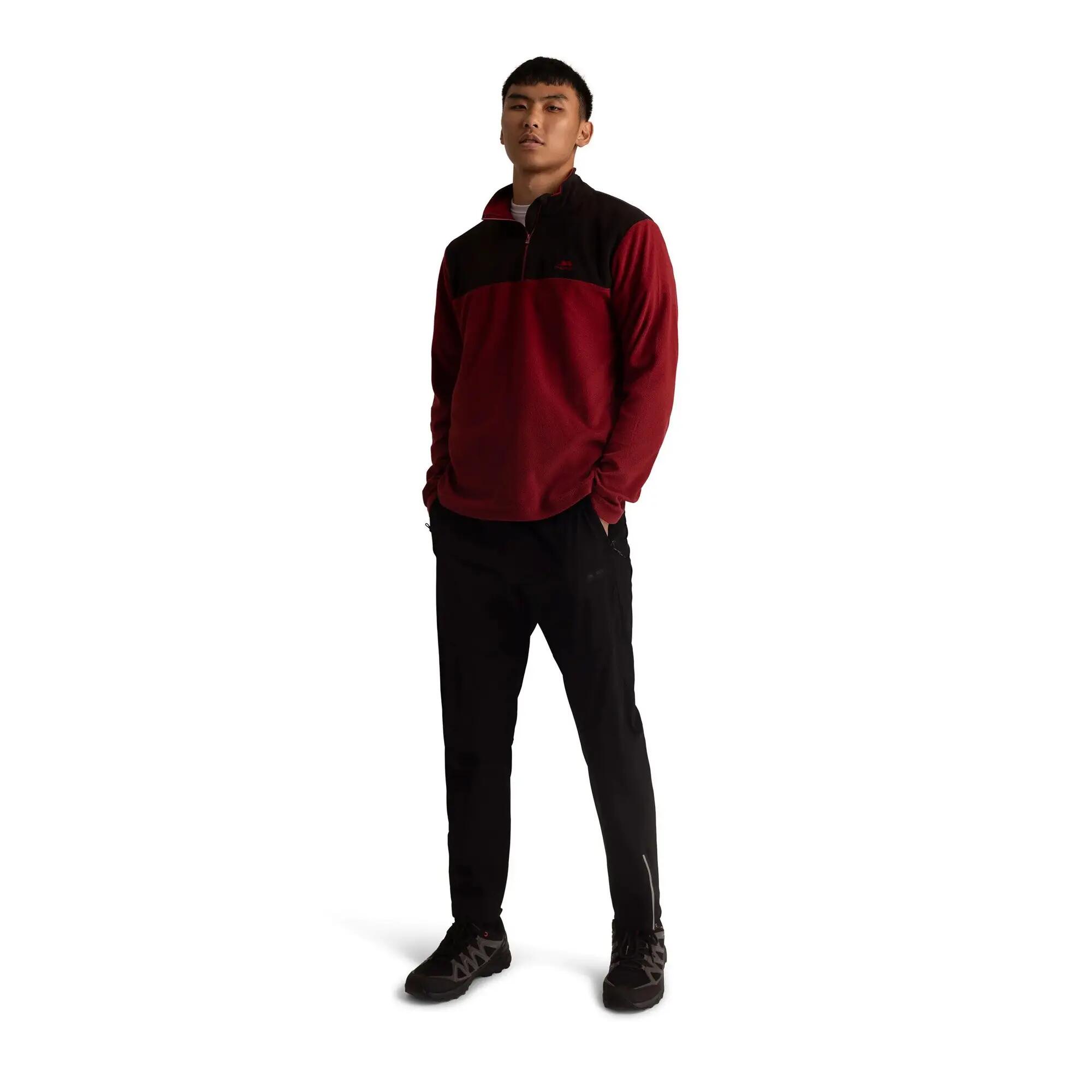 Mens Curtiston AT100 Fleece Top (Merlot) 7/7