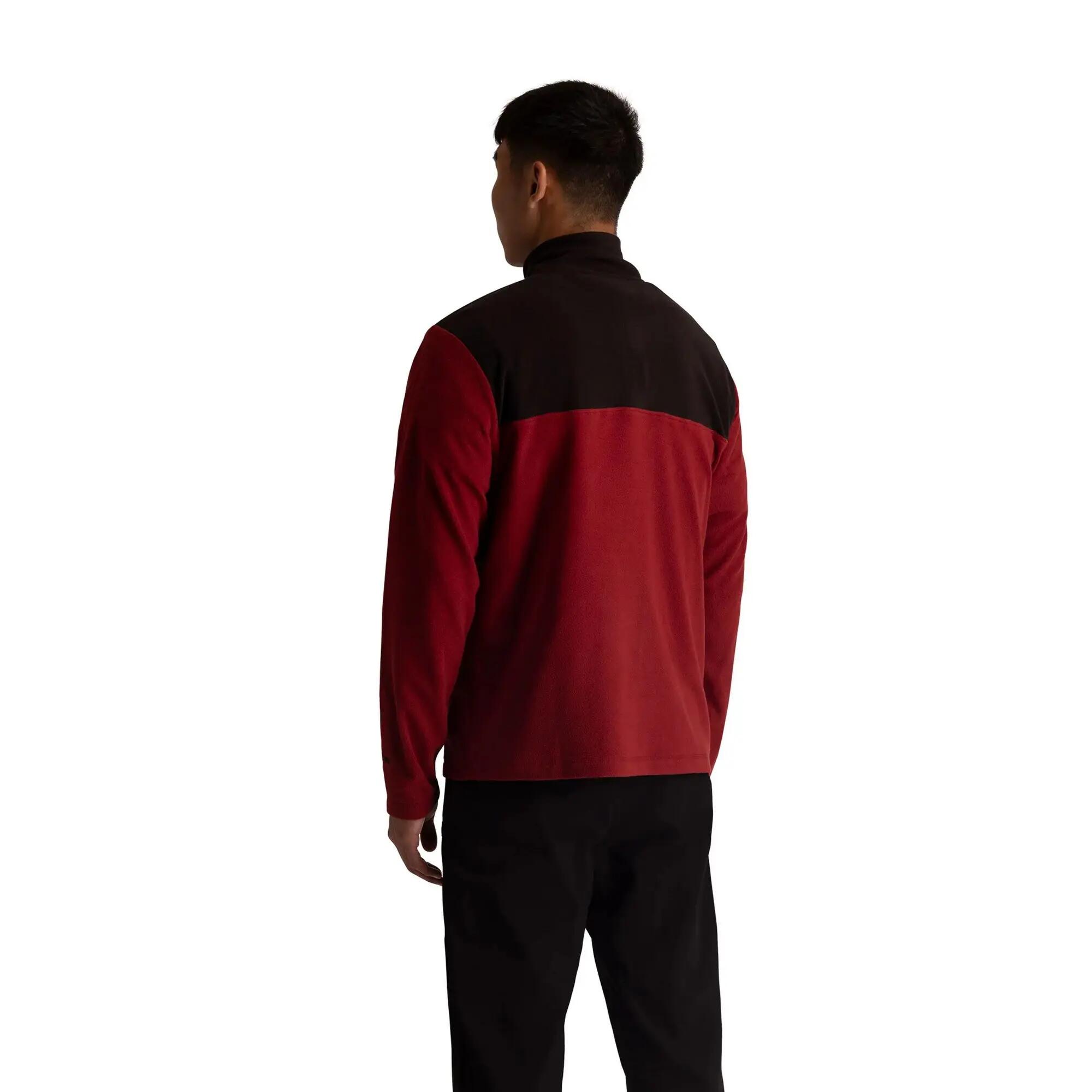 Mens Curtiston AT100 Fleece Top (Merlot) 6/7
