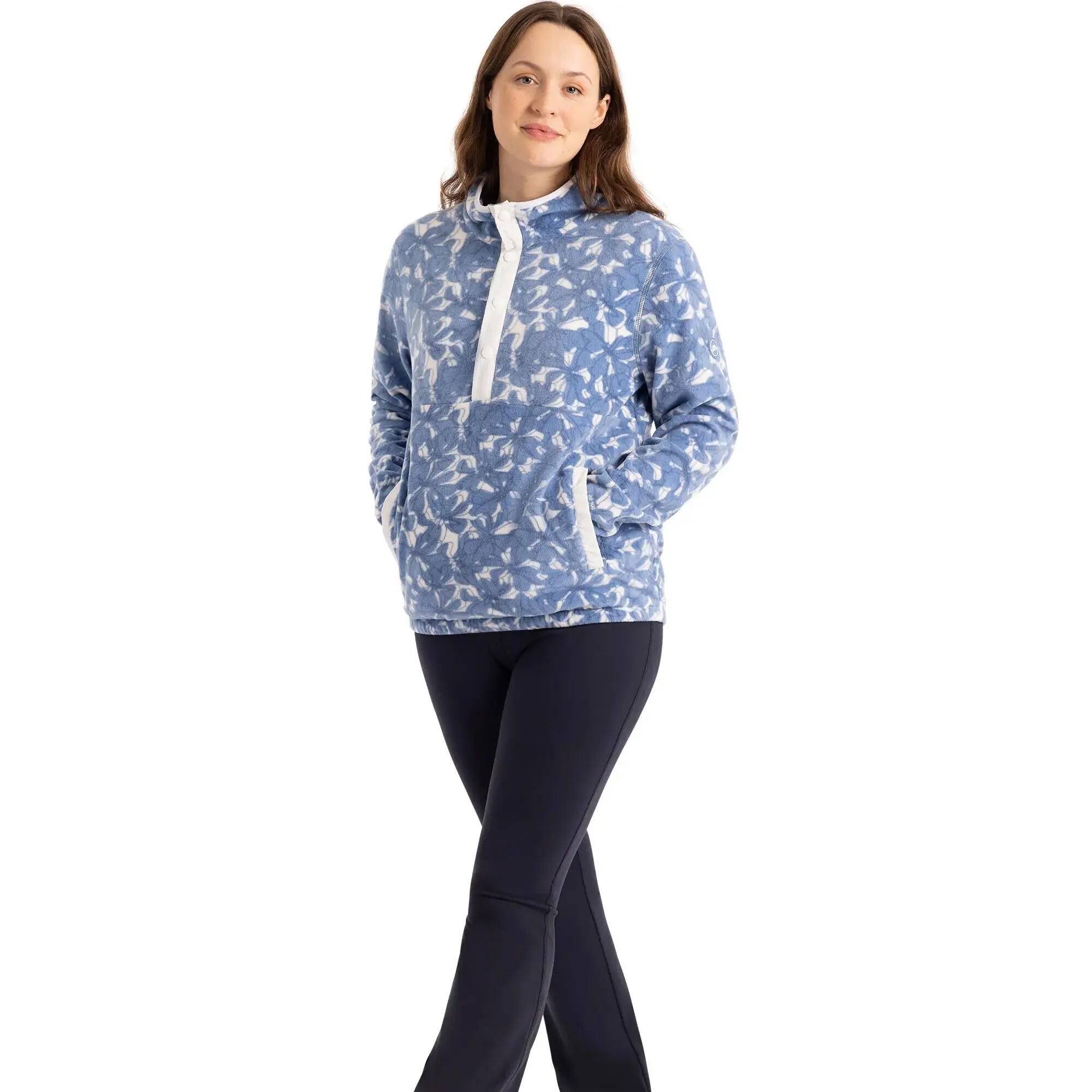 Felpa In Pile Donna Trespass Breker Blu Costiero 7/7