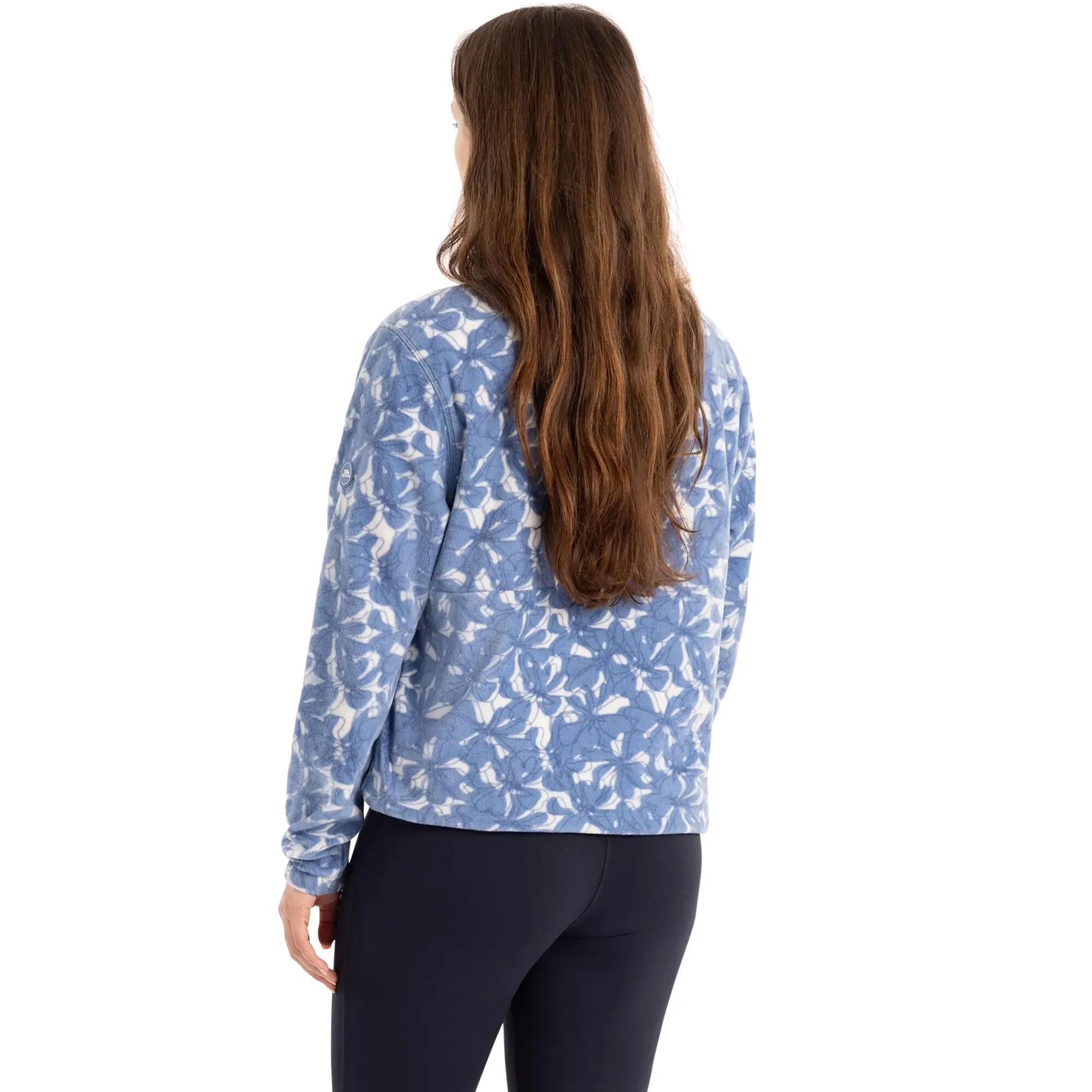 Felpa In Pile Donna Trespass Breker Blu Costiero 6/7