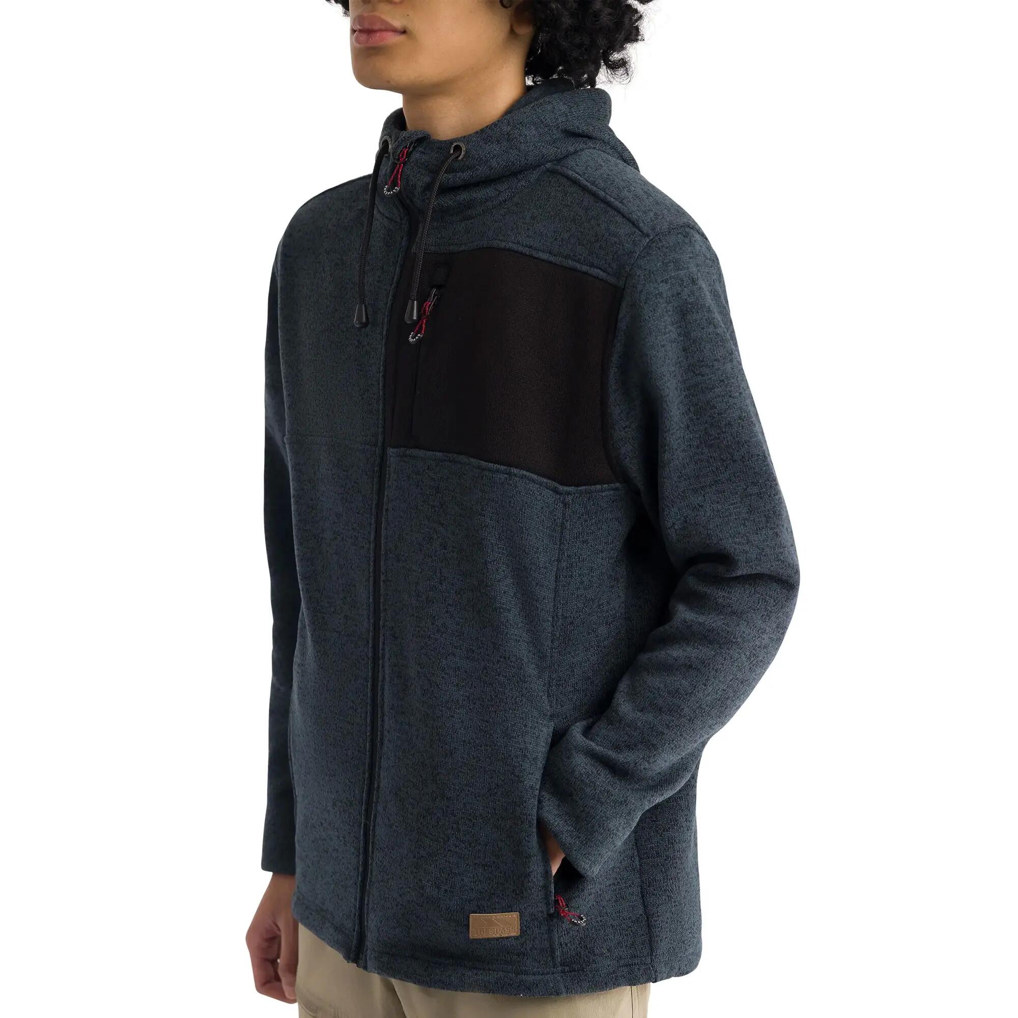 Mens Uig Fleece Jacket (Dark Teal) 6/6