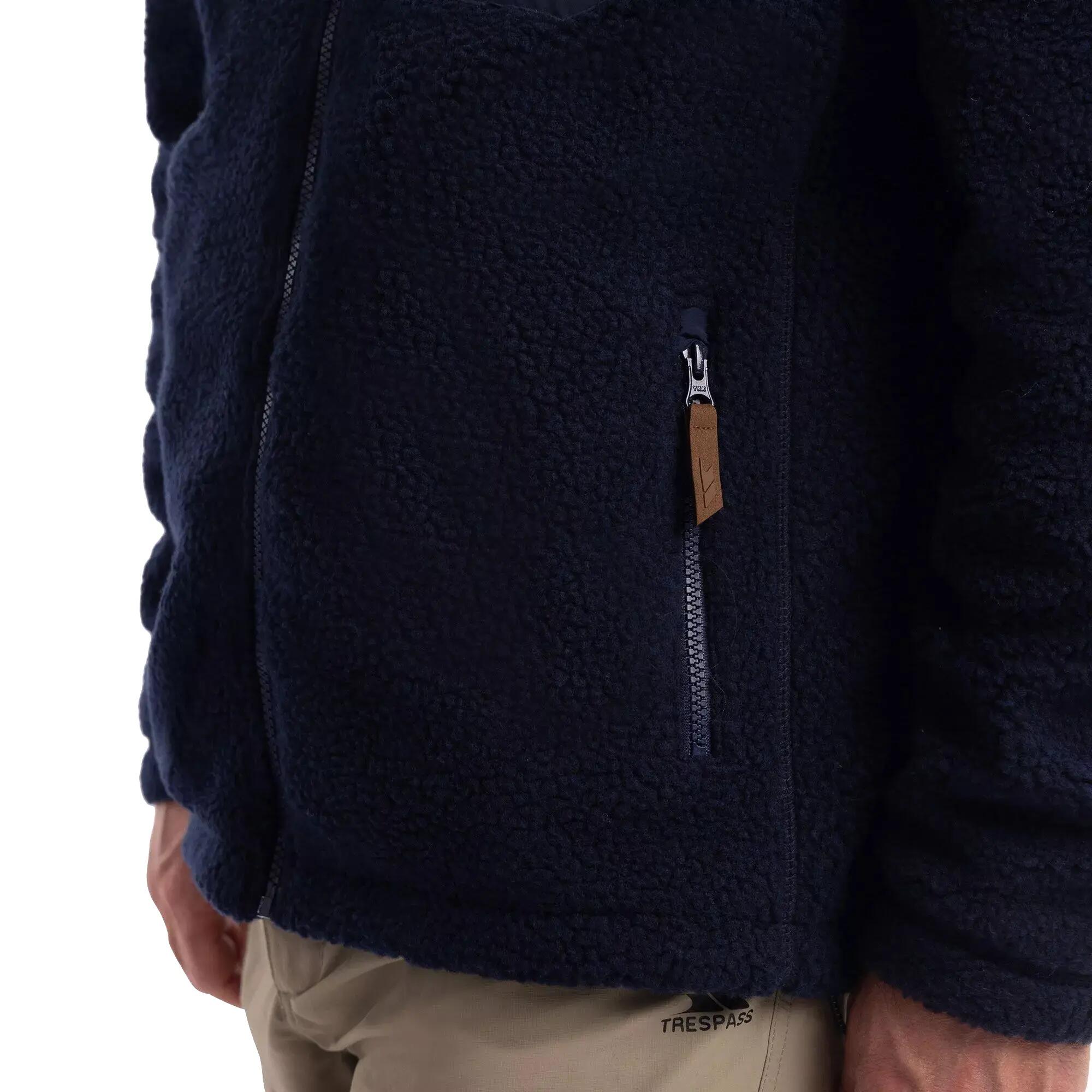 Mens Buck Fleece Jacket (Navy) 7/7