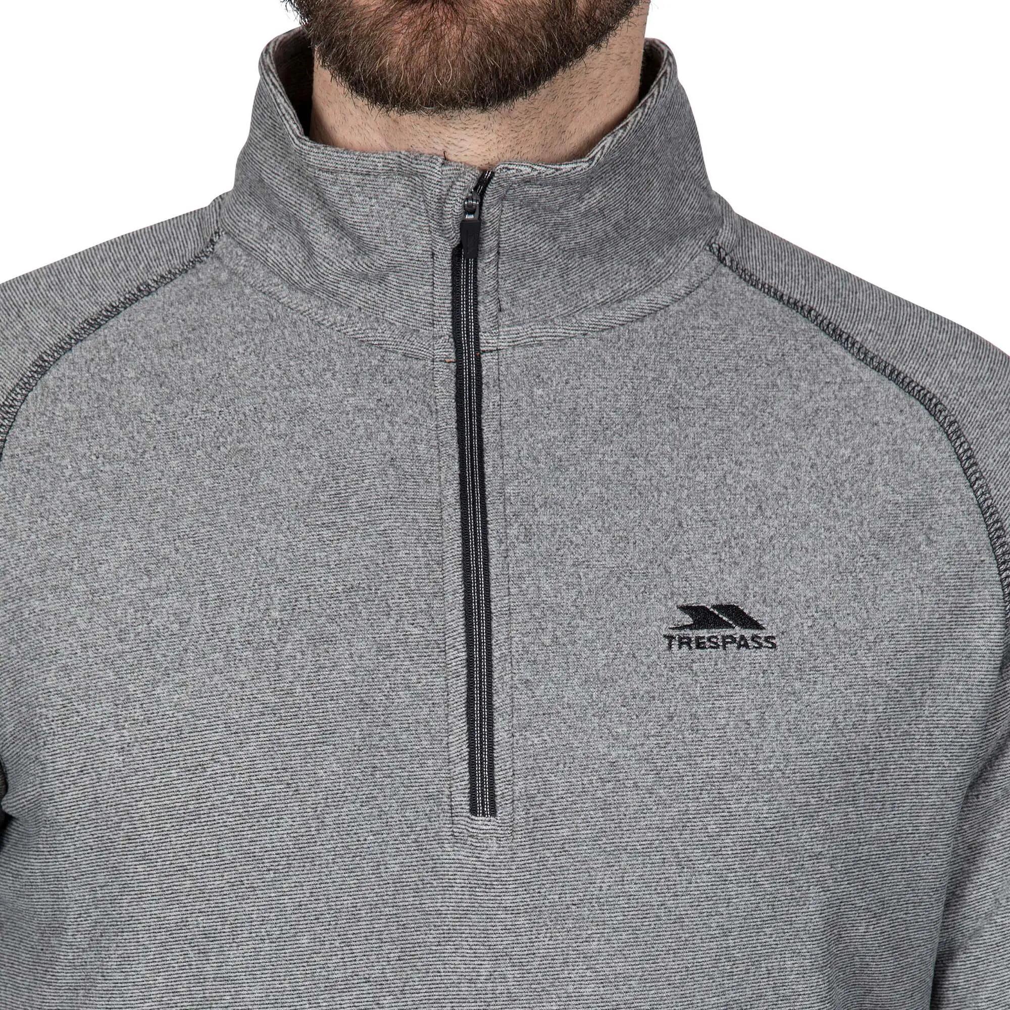 Mens Keynote Fleece Top (Black) 7/7