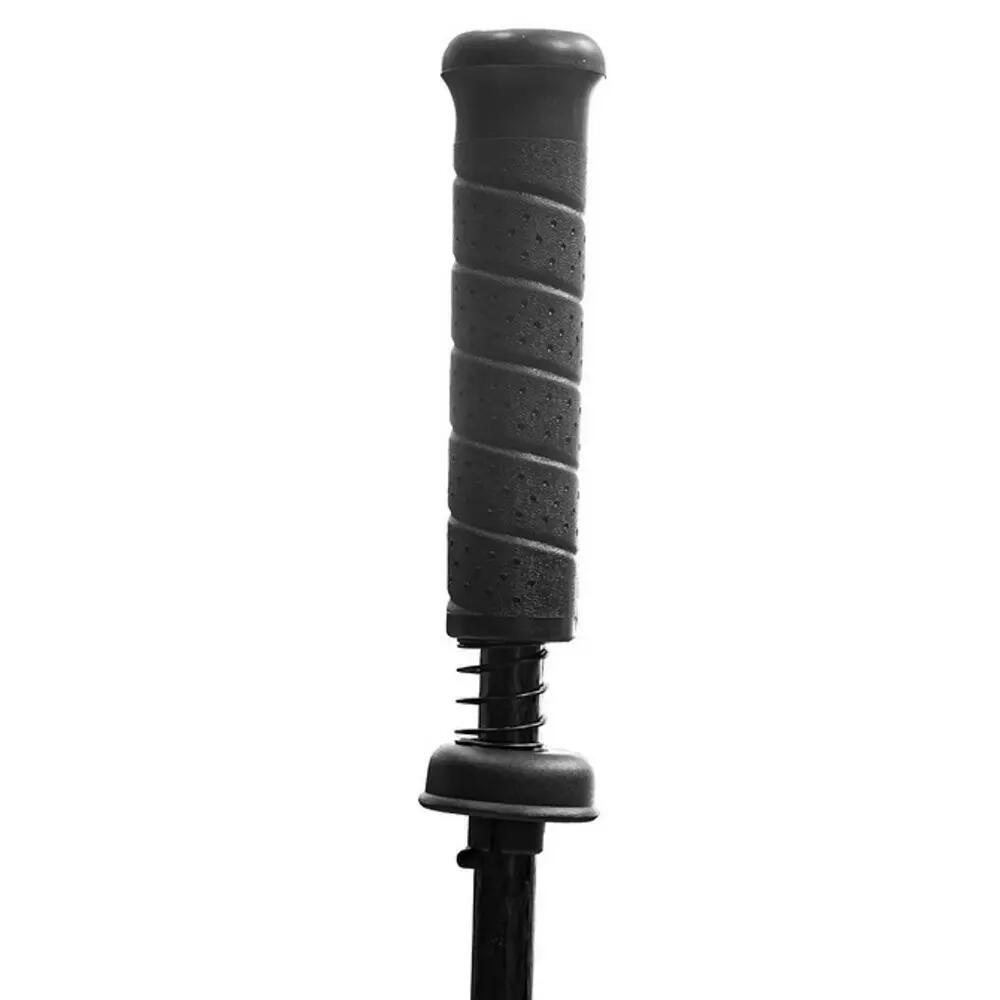 Doppeltes Schirmdach Golfschirm Damen und Herren Schwarz/Weiß 5/6