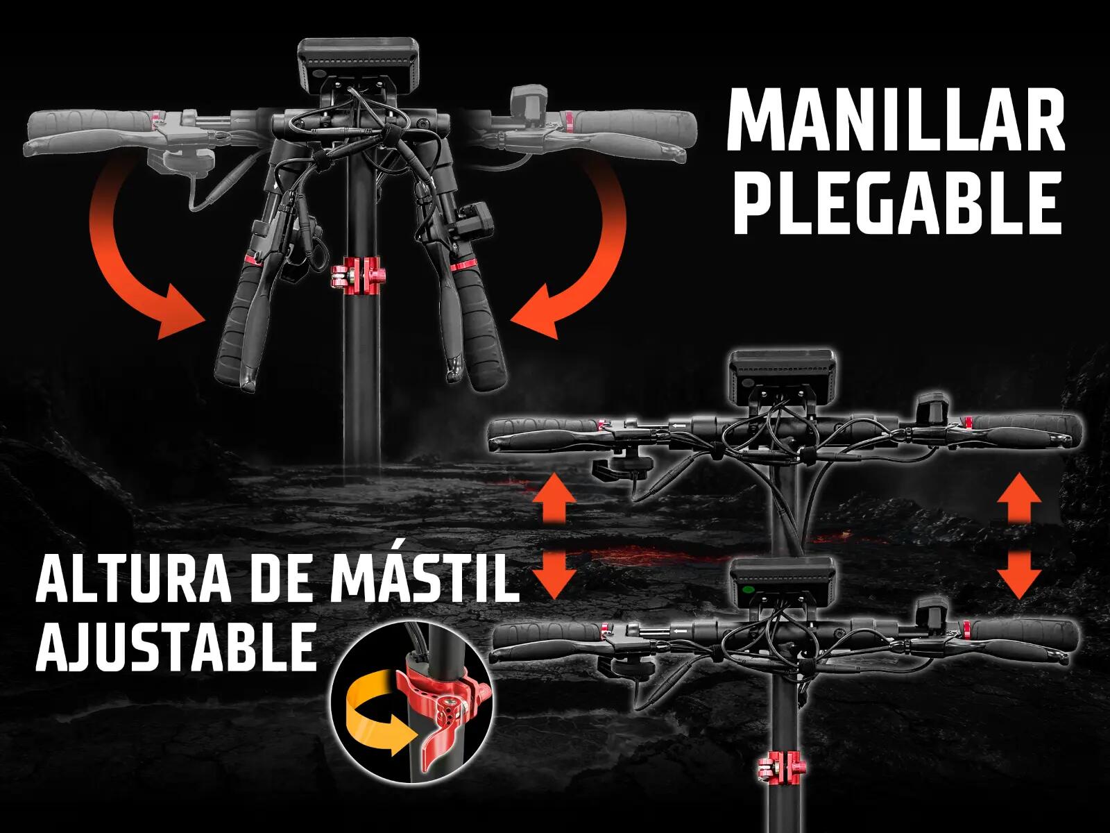 Patinete eléctrico ZWheel ZRino Duo Max 2000W 20Ah 70km certificado por la DGT 8/10