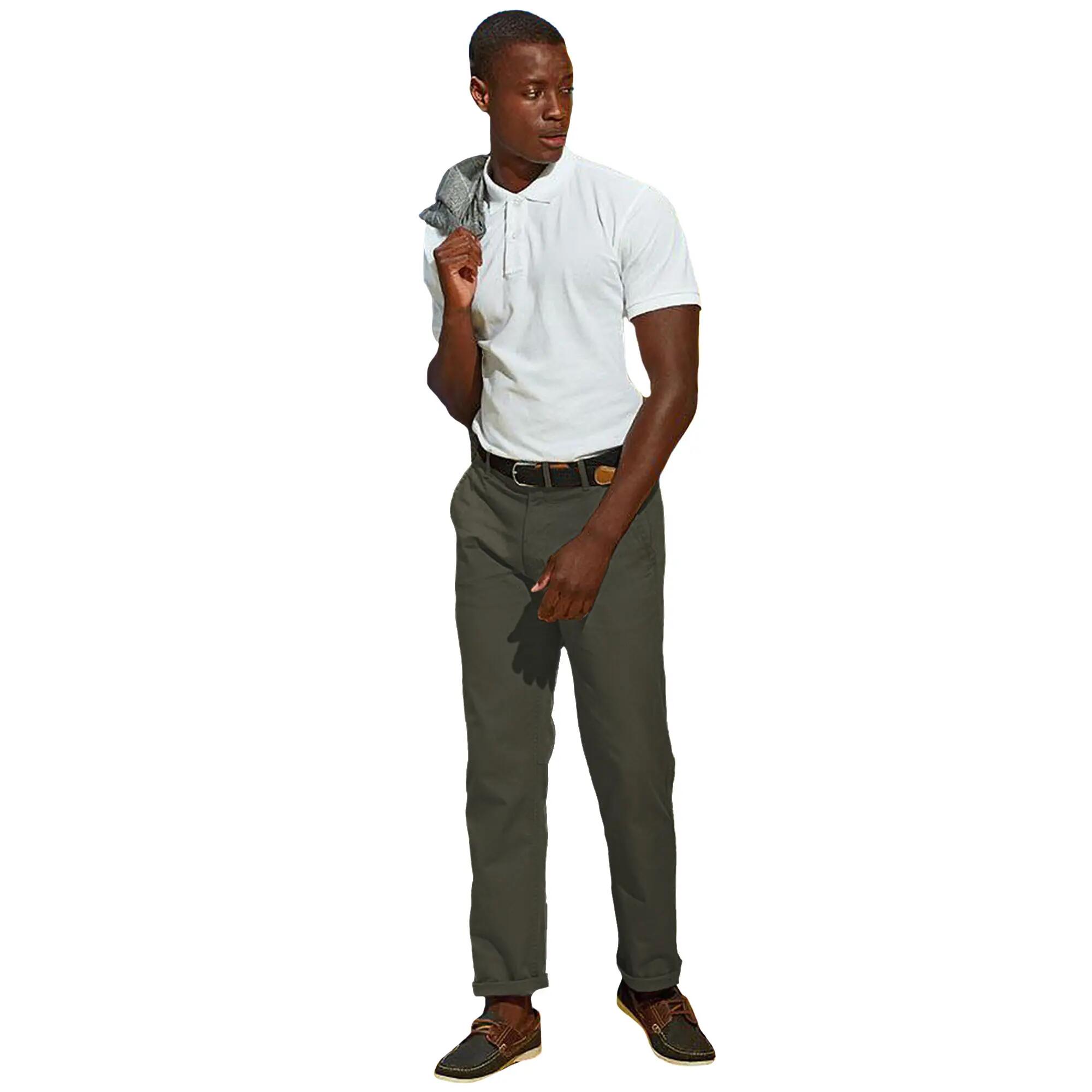 Chino Uni Homme (Gris) 5/5