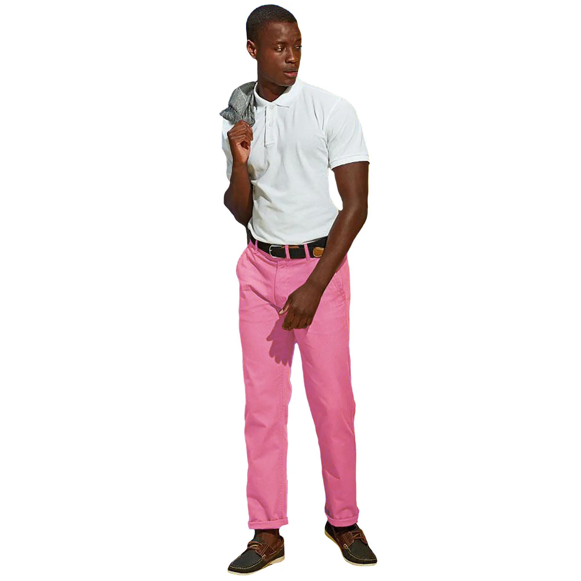 Chino Uni Homme (Rose) 5/5