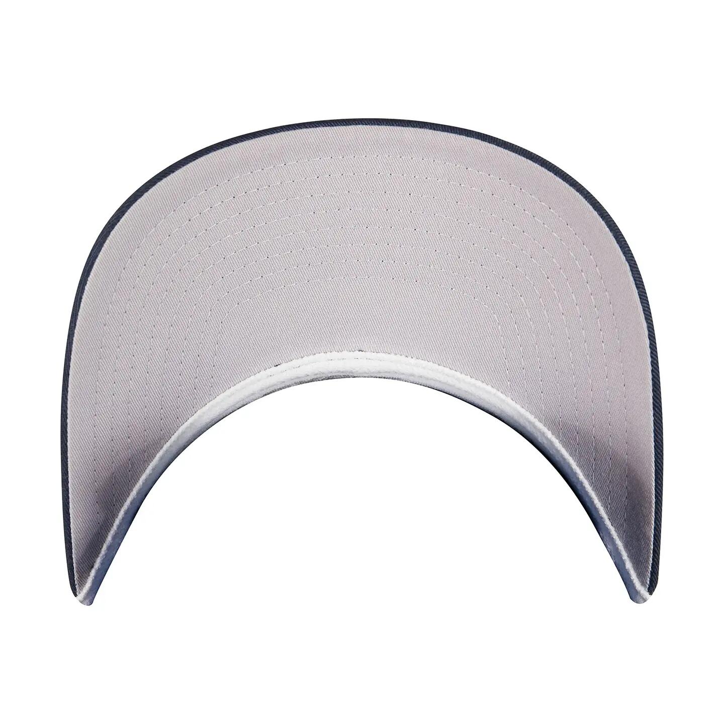 Cap Due Toni Adulto Unisex Flexfit 110 Blu Navy/Bianco 6/6