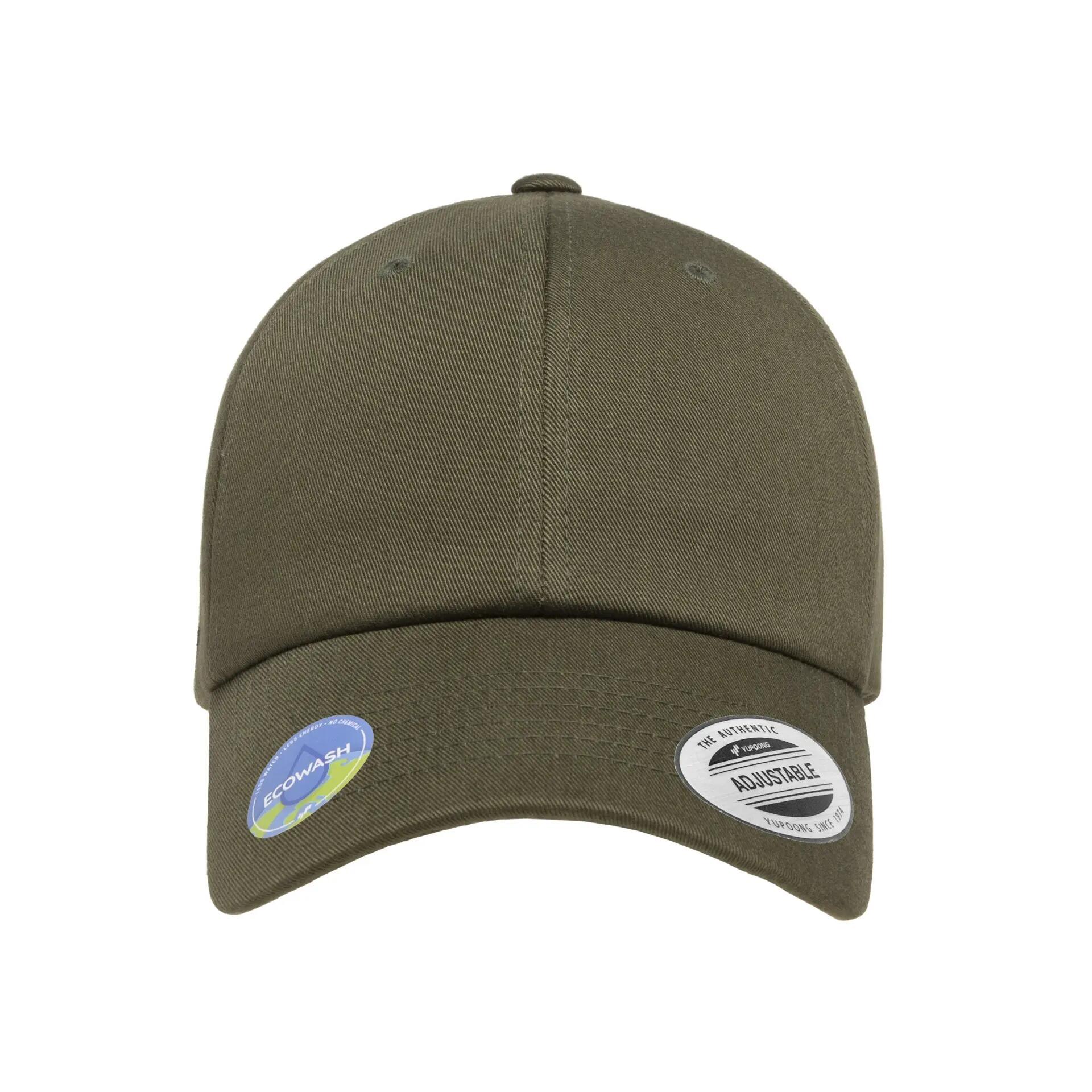 HerrenDamen Unisex Kappe "EcoWash Dad" Damen und Herren Oliv 5/5