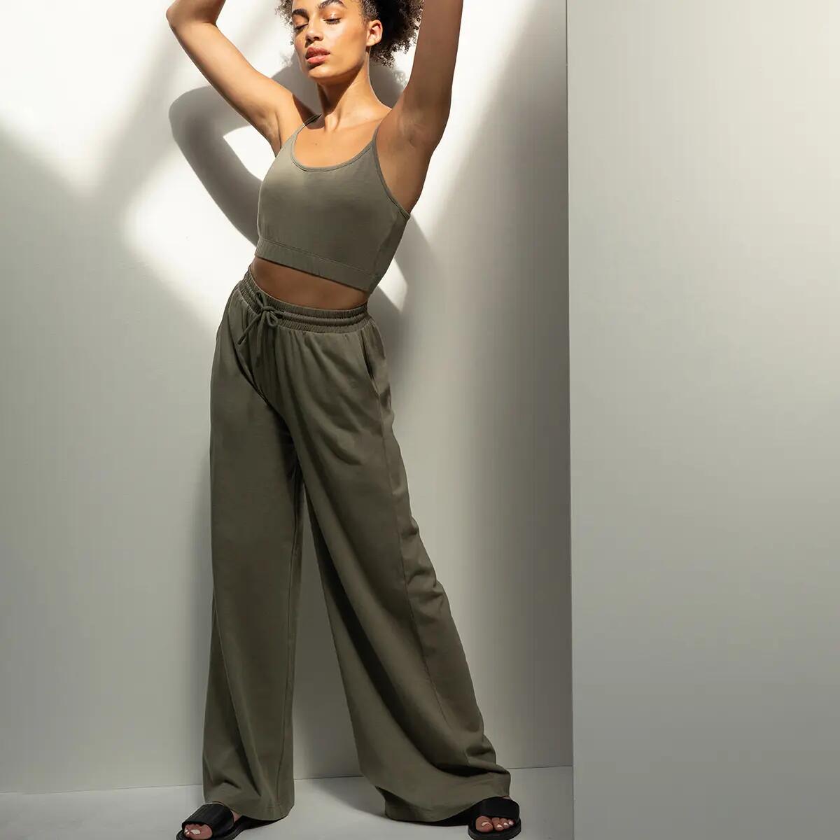 Jogginghosen für Damen Khaki 5/5