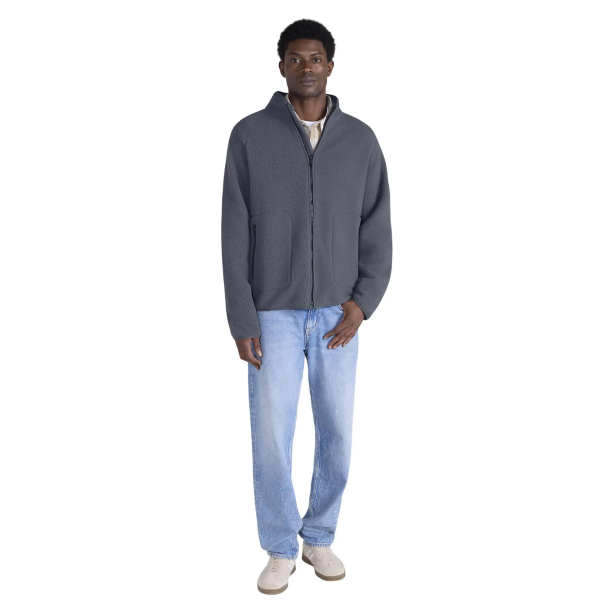 "Andy" Fleecejacke für Herren Hellgrau/Hellgrau 5/6