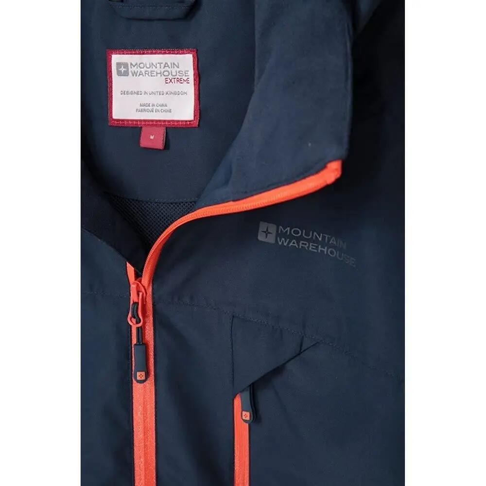 Giacca Impermeabile Uomo Mountain Warehouse Brisk Extreme Blu Navy 6/6