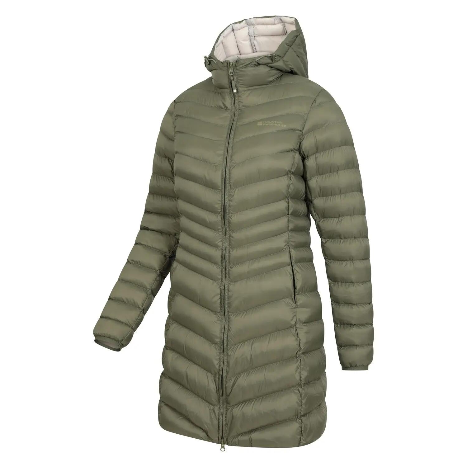 Giacca Imbottita Lungo Donna Mountain Warehouse Florence Kaki 5/6