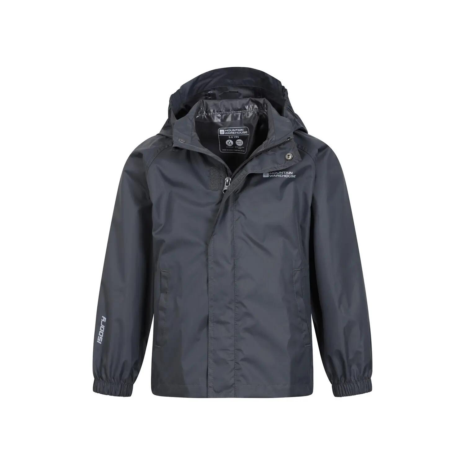 Veste Imperméable À Capuche PAKKA Enfant (Noir) 5/6