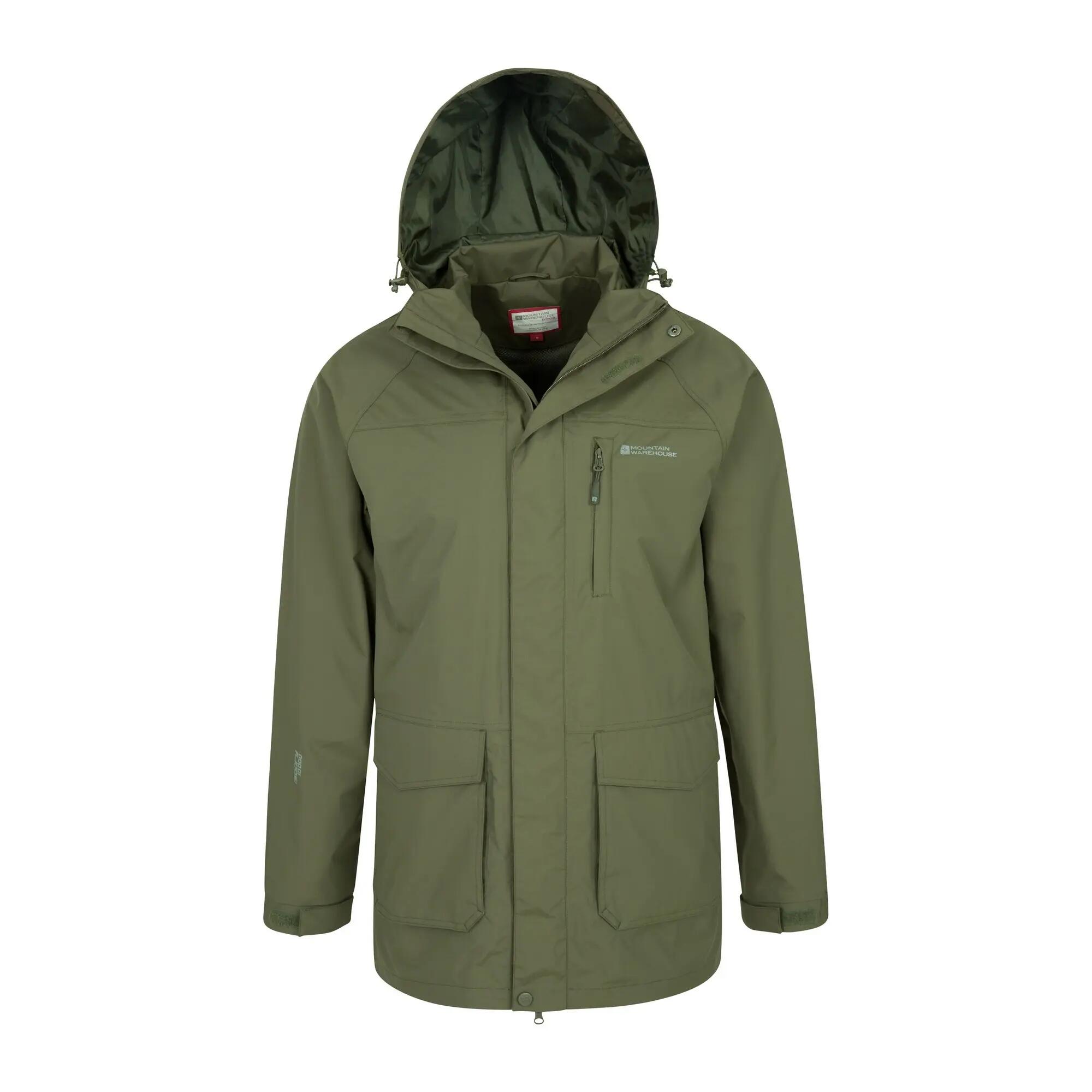Giacca Impermeabile Lungo Uomo Mountain Warehouse Glacier II Verde 5/5