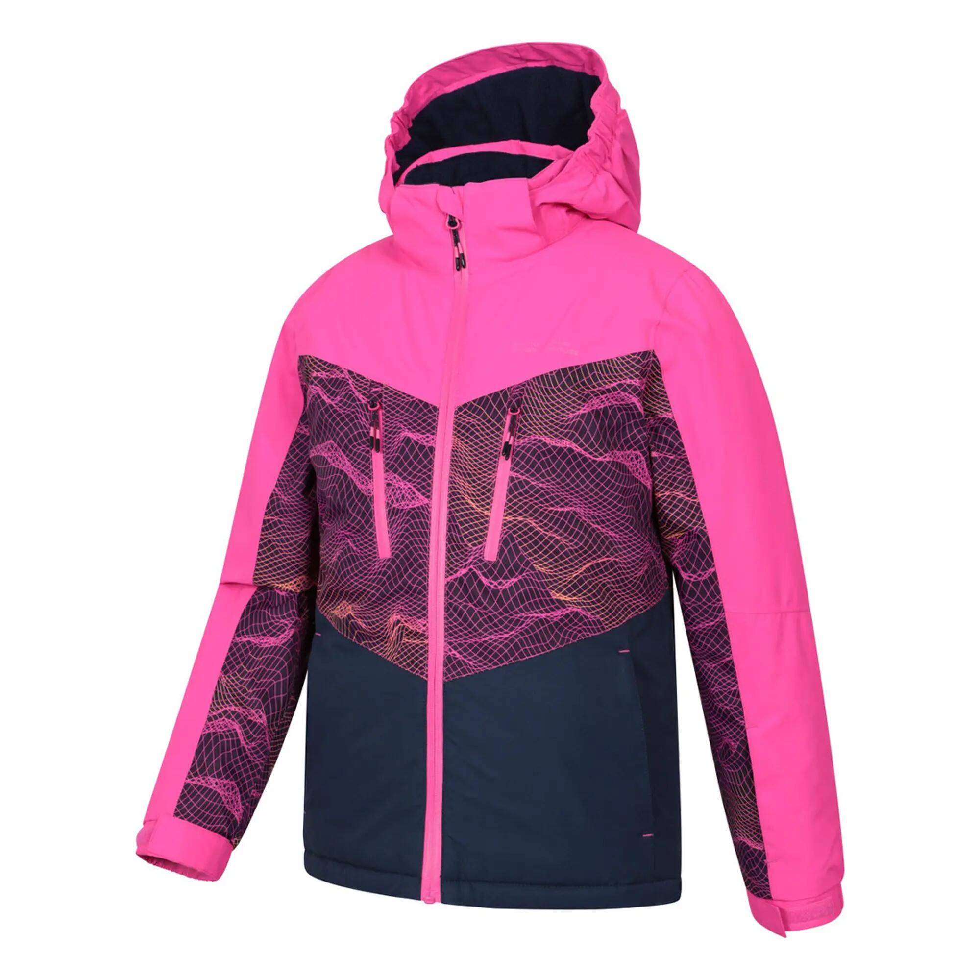 Blouson De Ski STORM EXTREME Enfant (Rose Foncé) 3/4