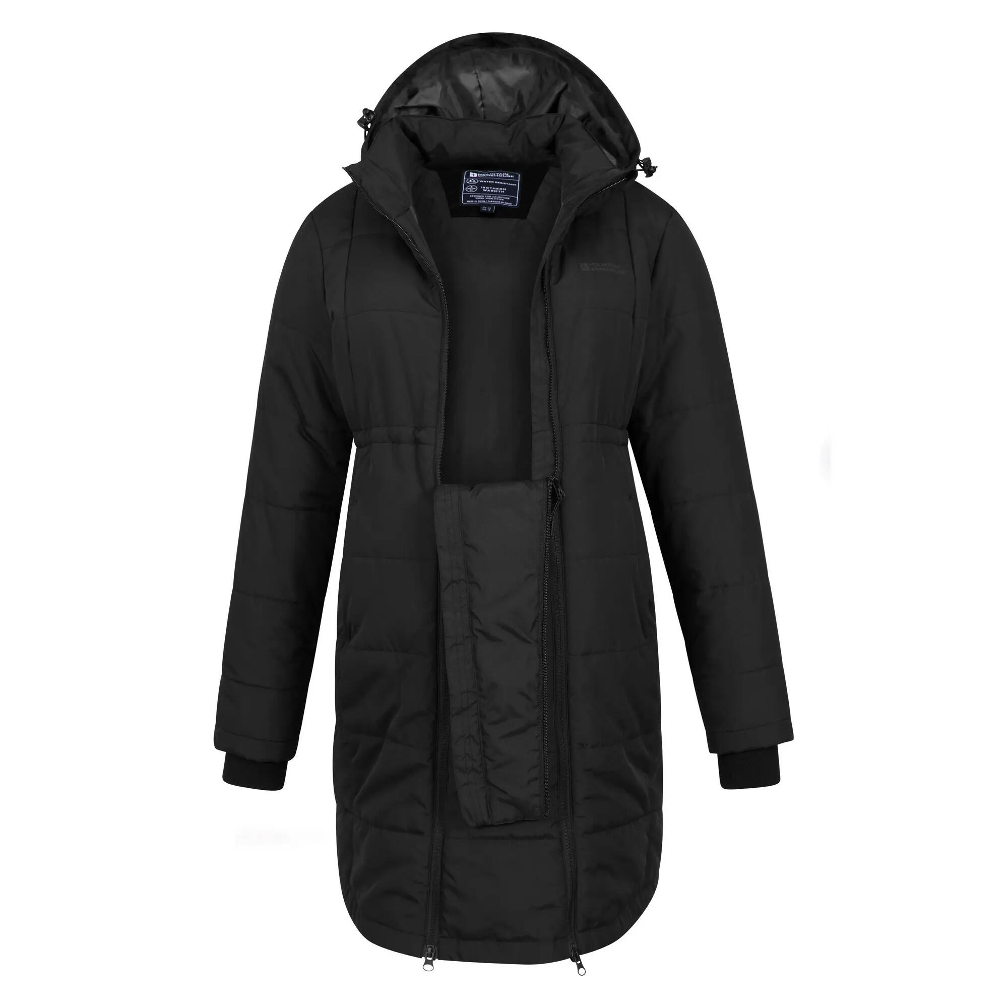 "Amethyst" Steppjacke für Umstandskleidung Damen Schwarz 6/6
