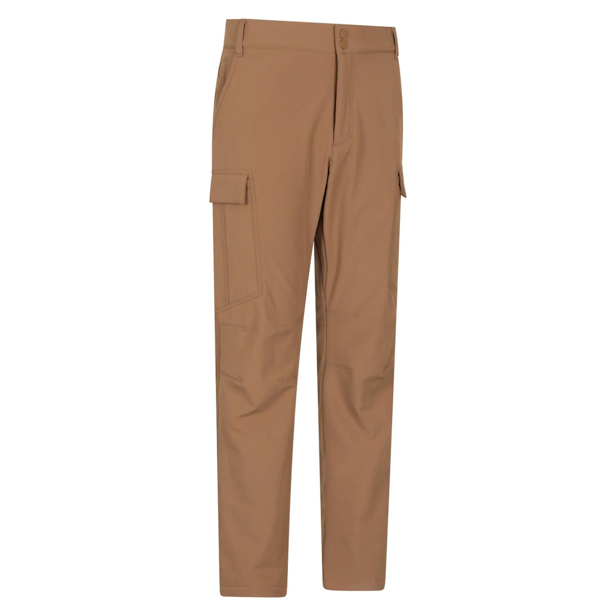 Pantalone Foderata In Pile Uomo Mountain Warehouse Beacon Marrone Chiaro 4/4