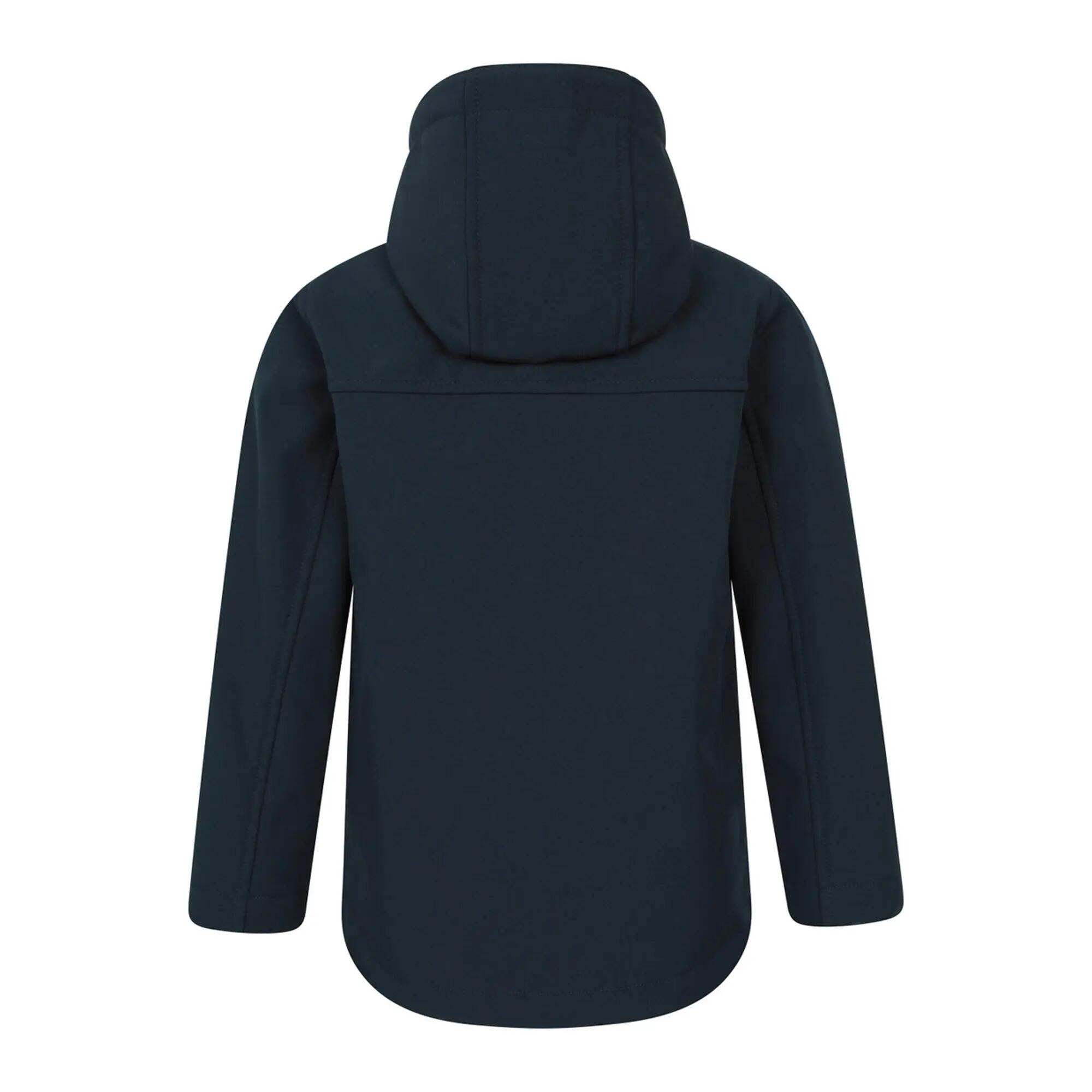 Giacca Soft Shell Bambini Mountain Warehouse Arctic Blu Scuro 2/4