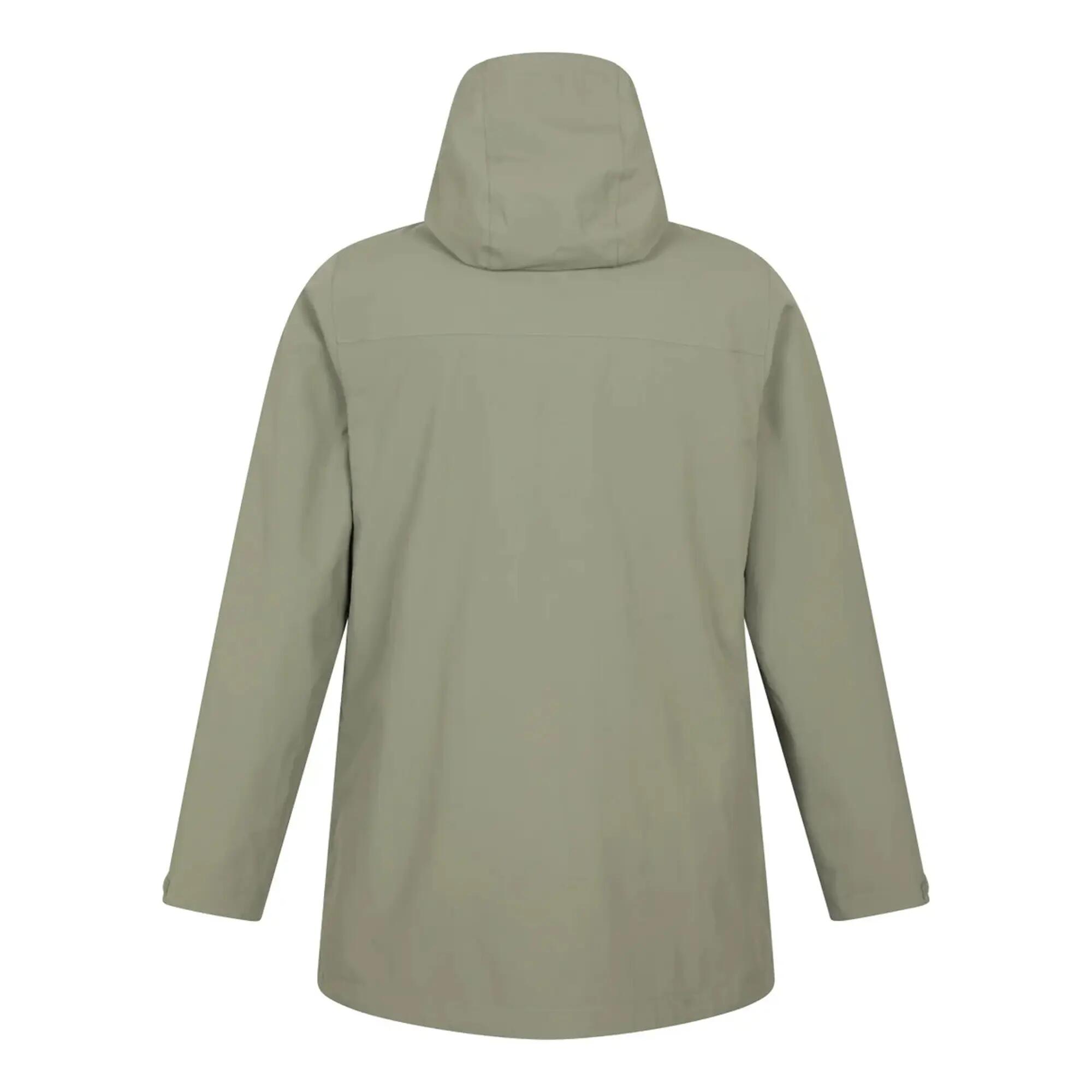 Giacca Impermeabile Lungo Uomo Mountain Warehouse Hastings Verde Pallido 2/3