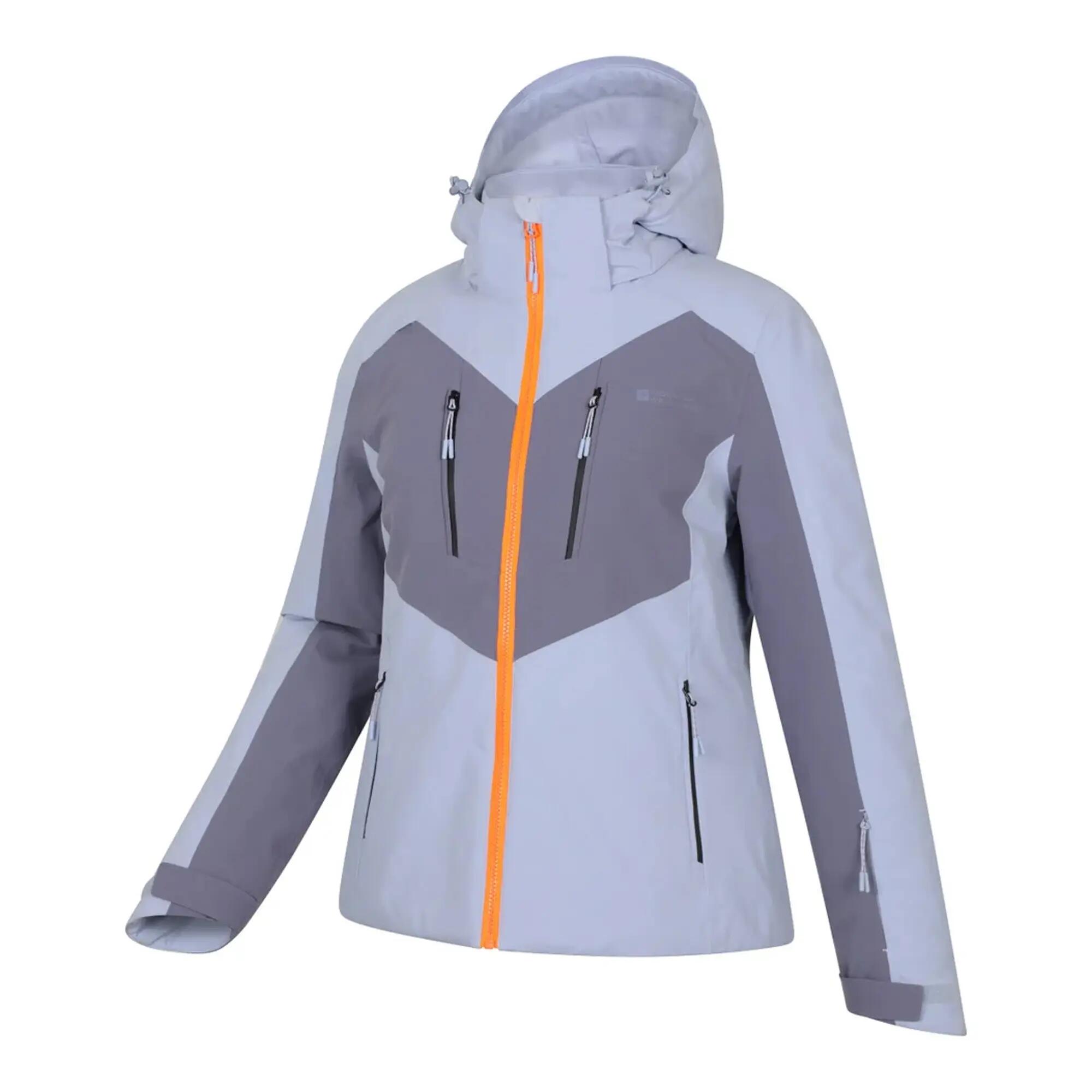 "Valais" Skijacke Wasserfest für Damen Violett 3/4