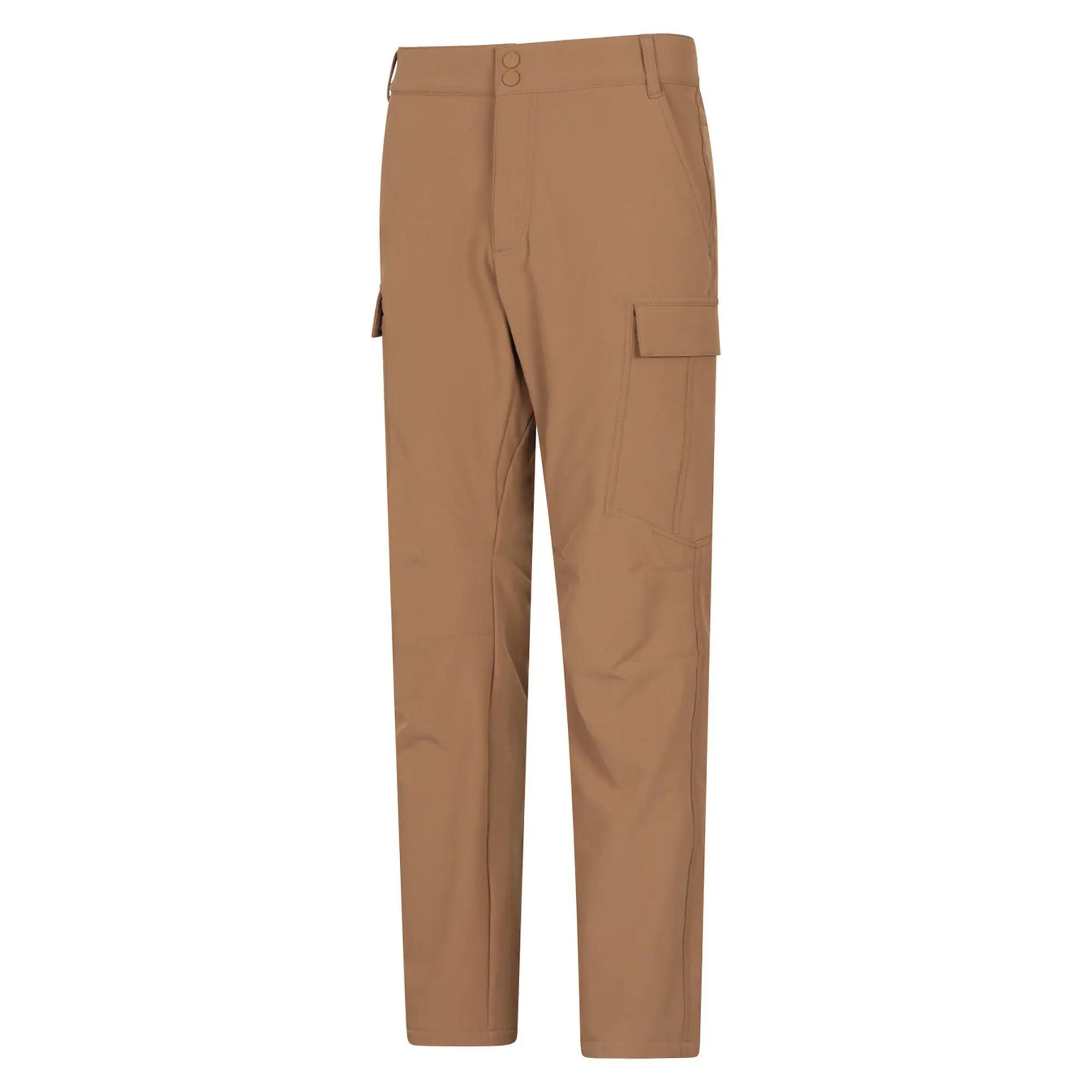 Pantalone Foderata In Pile Uomo Mountain Warehouse Beacon Marrone Chiaro 3/4