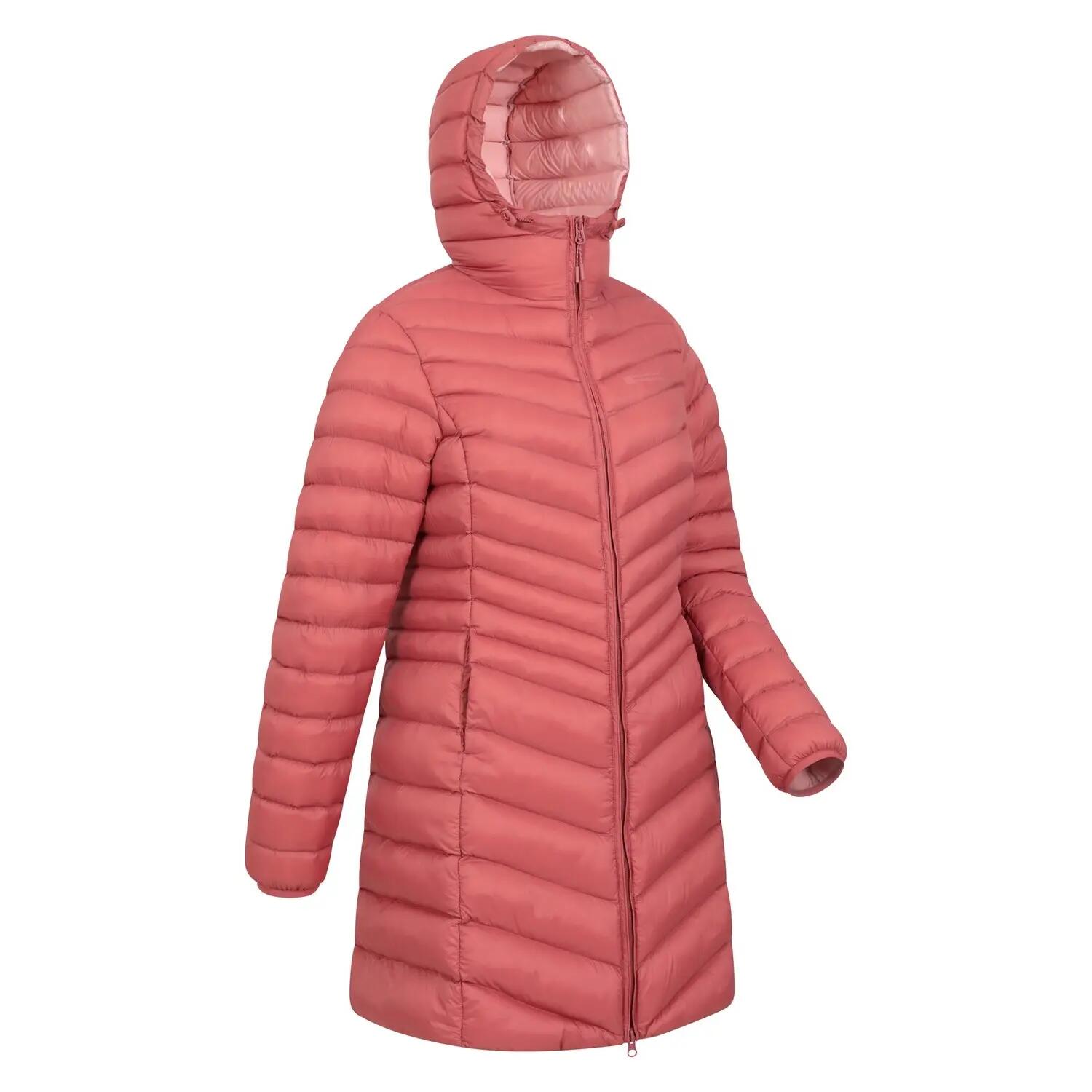 Womens/Ladies Florence Long Padded Jacket (Rust) 6/6