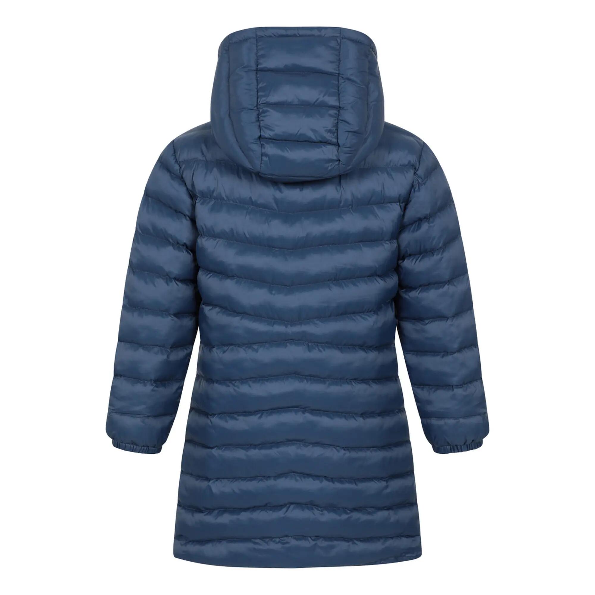 Childrens/Kids Florence Longline Padded Jacket (Navy) 2/4