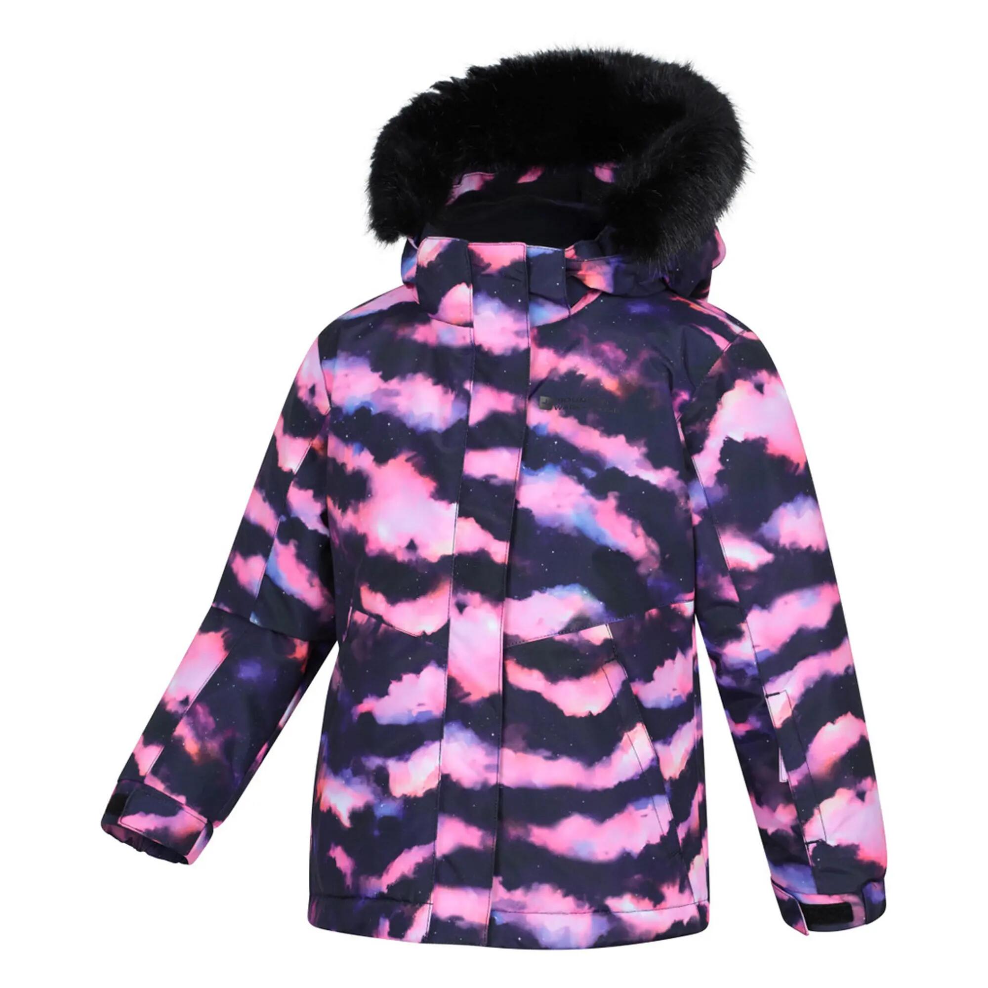 Giacca Floreale Bambini Mountain Warehouse Glacial Rosa 3/4