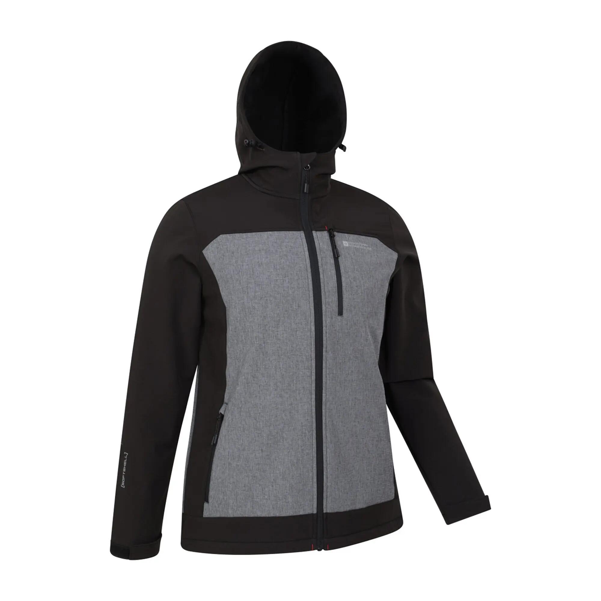 Mens Illuminate II Soft Shell Jacket (Dark Grey) 4/4