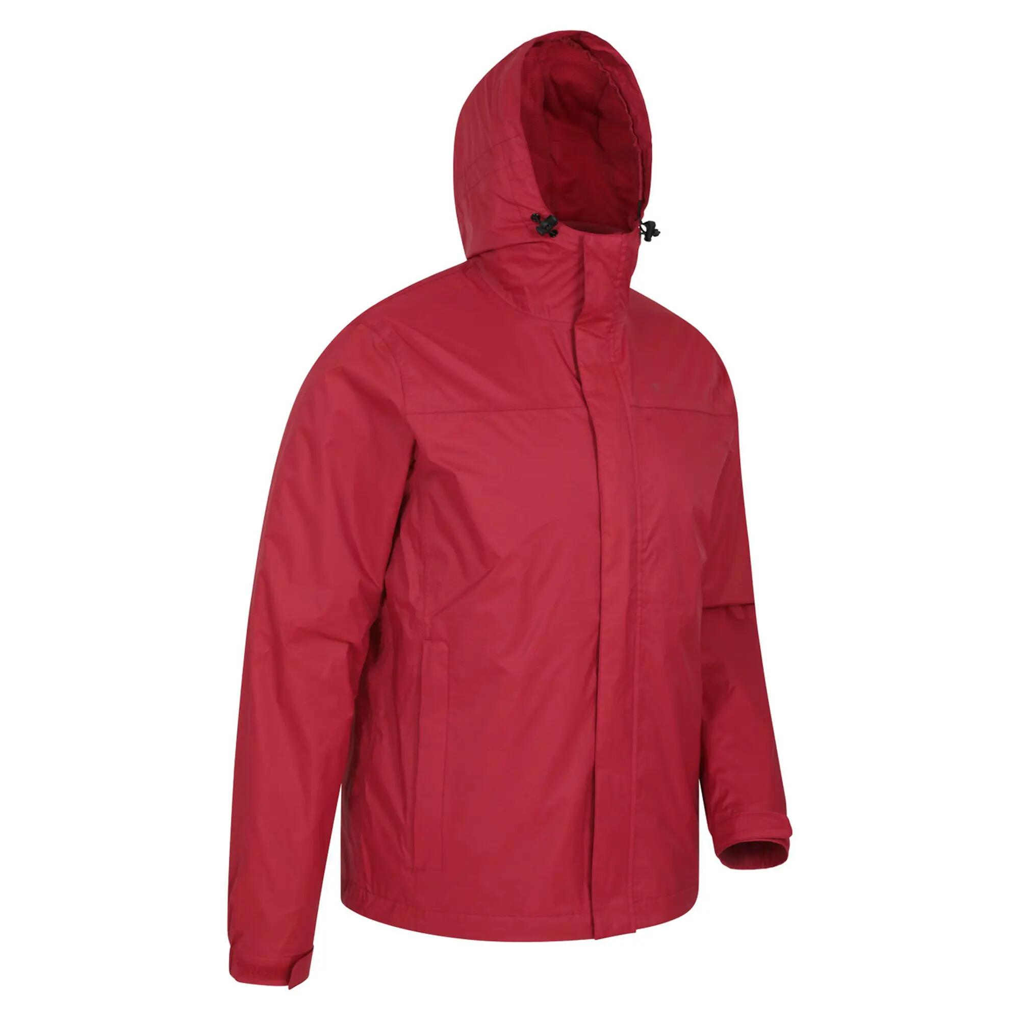 Mens Torrent Waterproof Jacket (Dark Red) 4/4