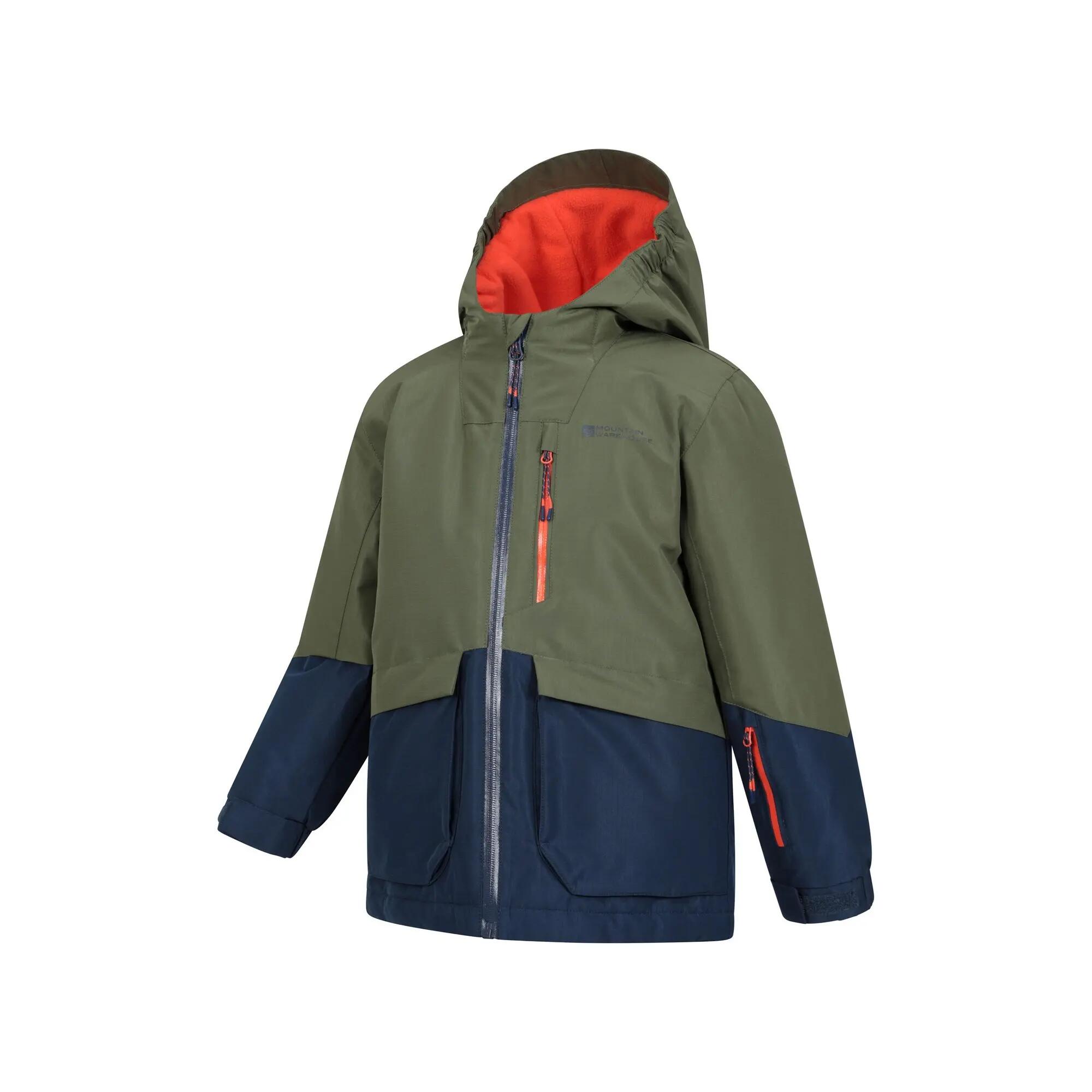 Blouson De Ski COSMOS Enfant (Vert Kaki) 3/4