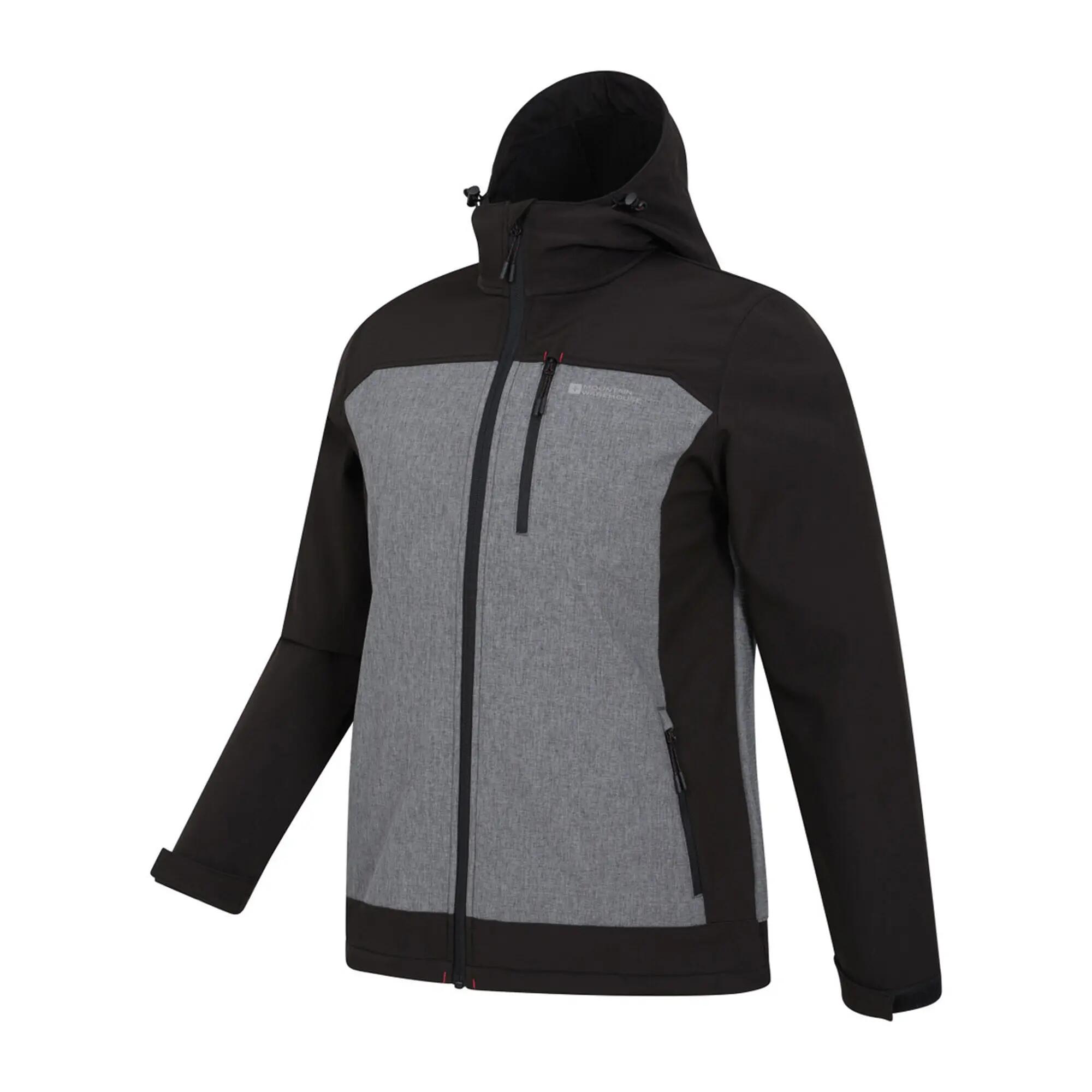 Mens Illuminate II Soft Shell Jacket (Dark Grey) 3/4