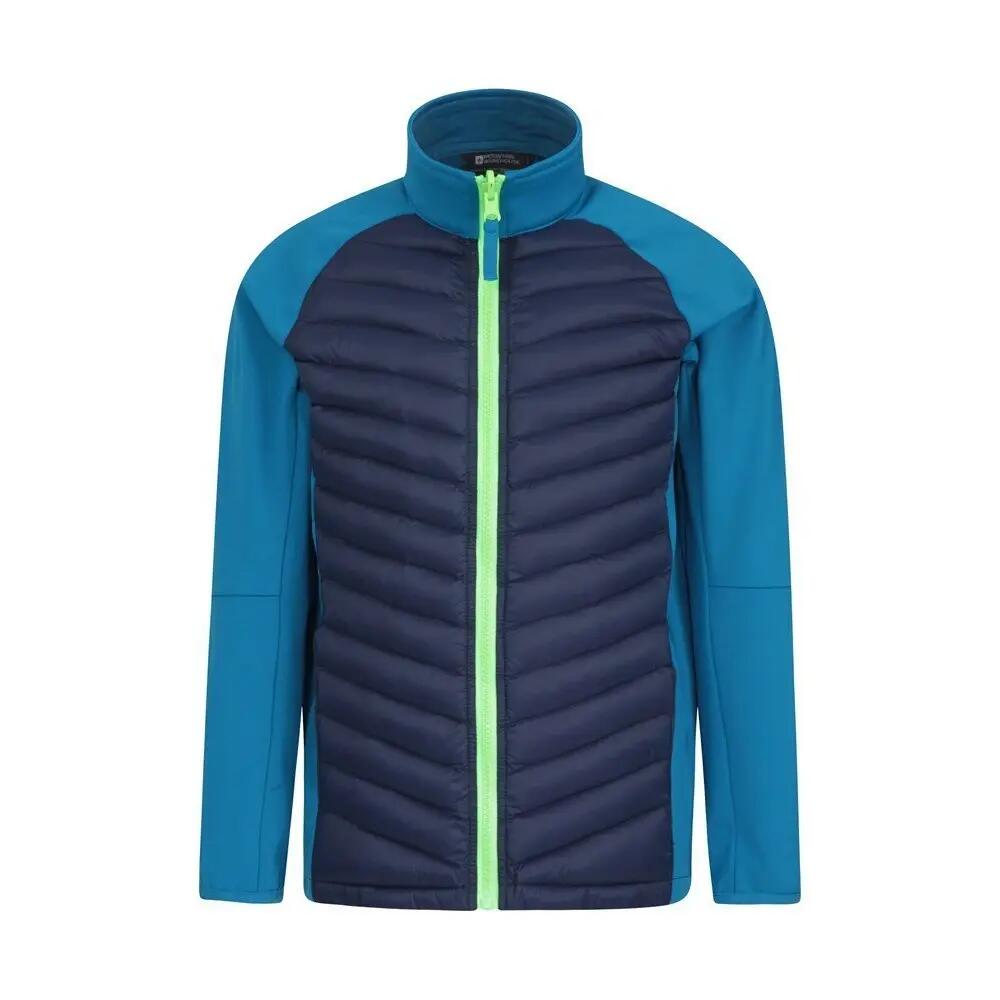Giacca Impermeabile 3 In 1 Bambini Mountain Warehouse Ravine Blu 5/6