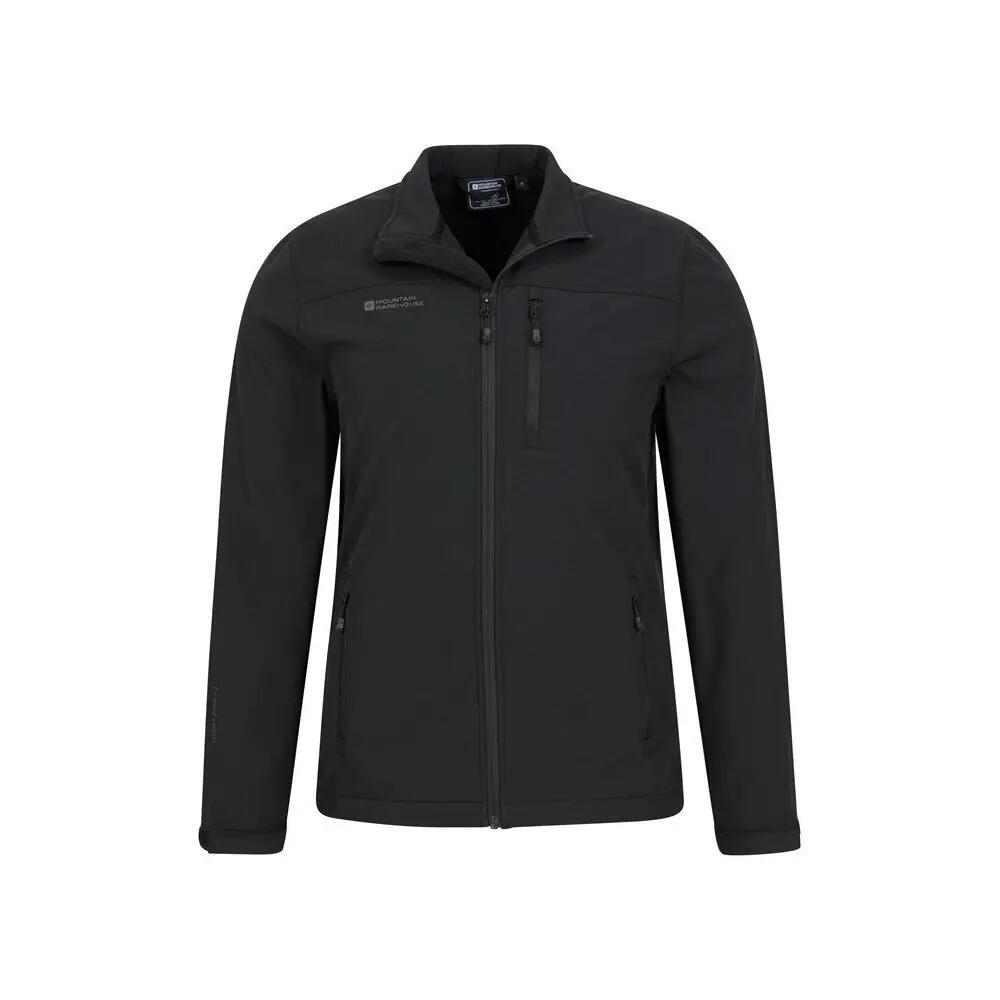 Mens Grasmere Soft Shell Jacket (Black) 5/5