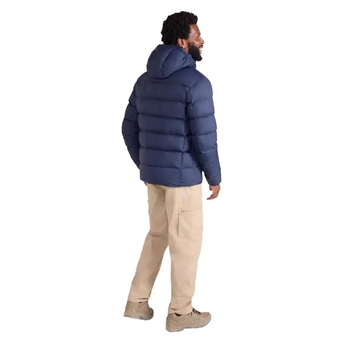 Giacca Con Cappuccio Piumino Impacchettabile Uomo Mountain Warehouse Stratus Blu 6/6