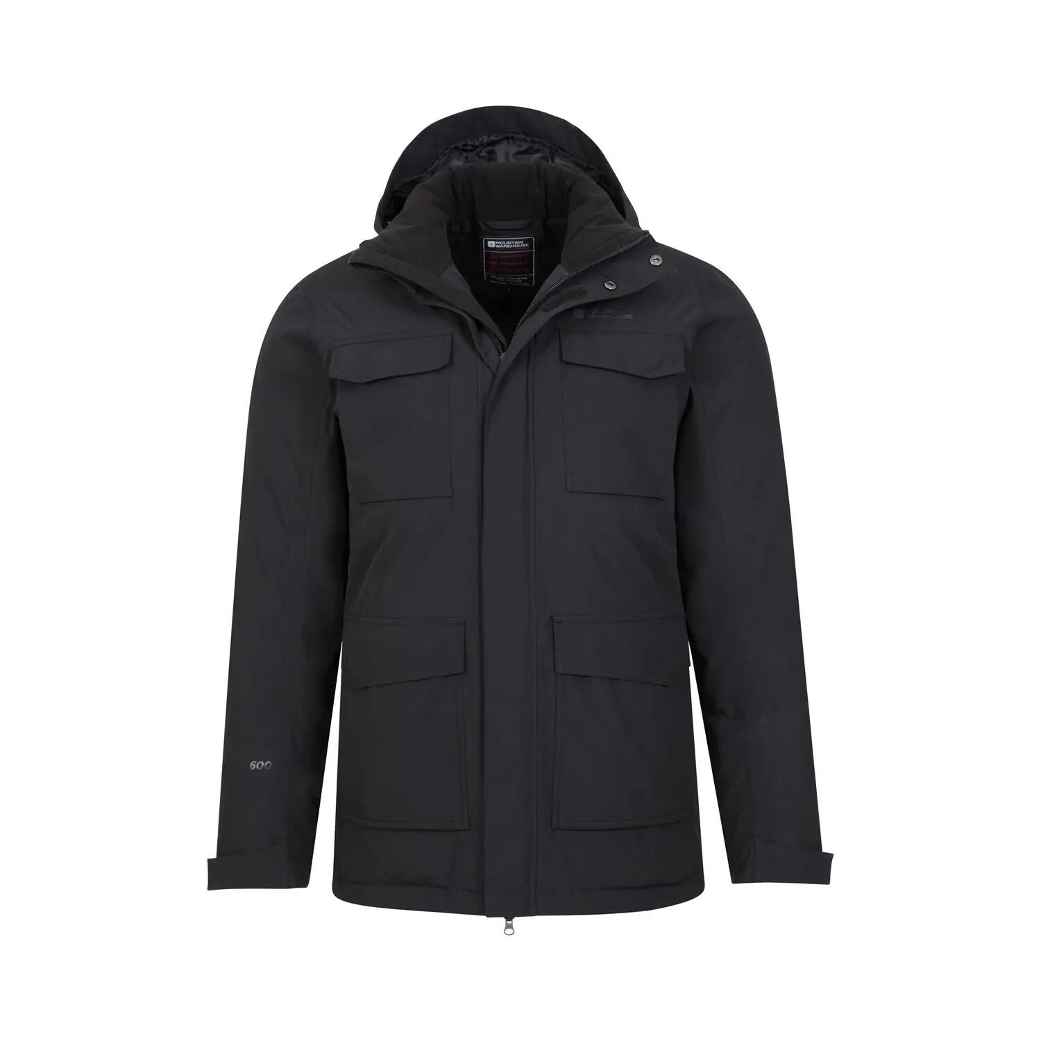 Giacca Lunga Uomo Mountain Warehouse Concord Extreme Nero 5/5