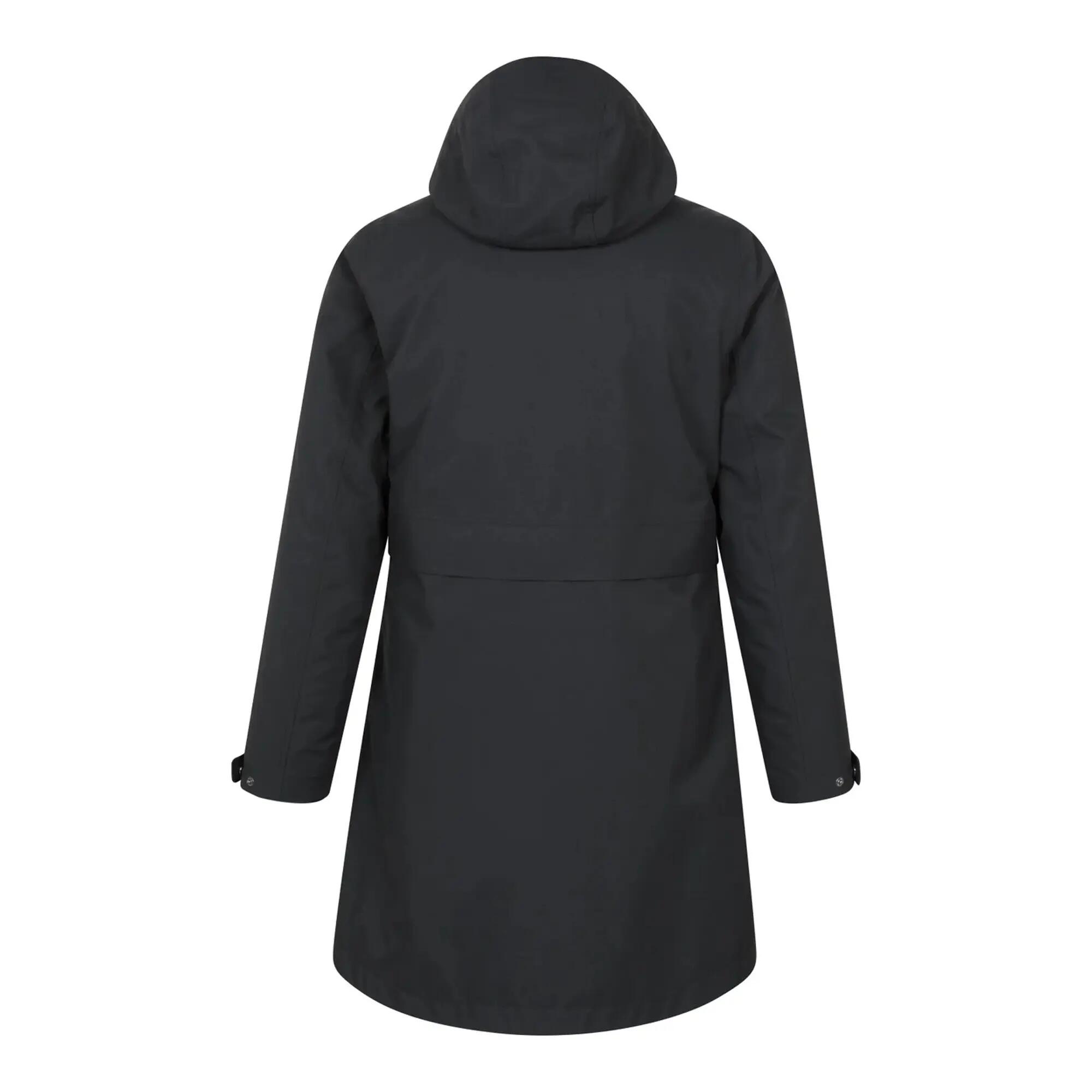 Giacca Impermeabile Lungo 3 In 1 Donna Mountain Warehouse Luna Nero 2/3