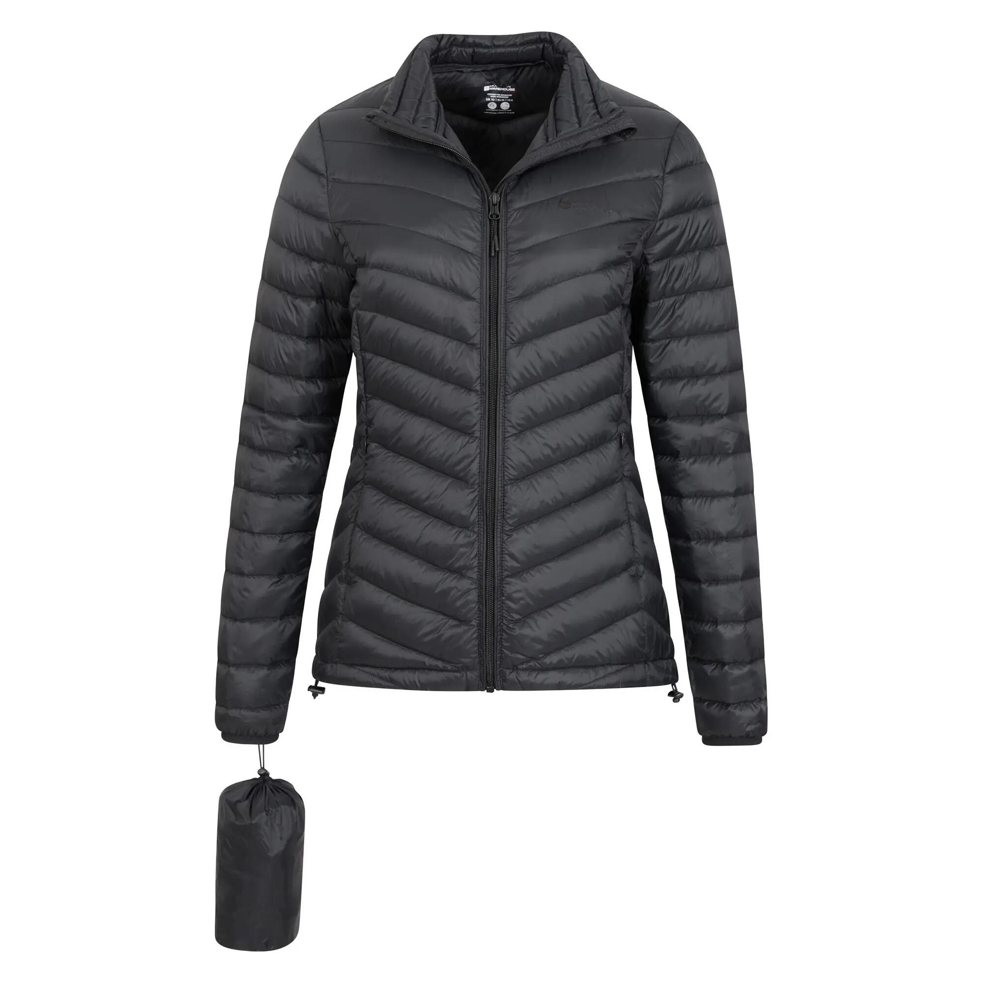 Womens/Ladies Extreme II Featherweight Down Jacket (Black) 6/6